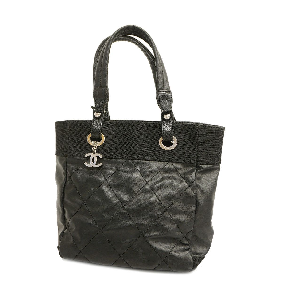 image of Chanel Tote Bag Paris Biarritz Black, Women's