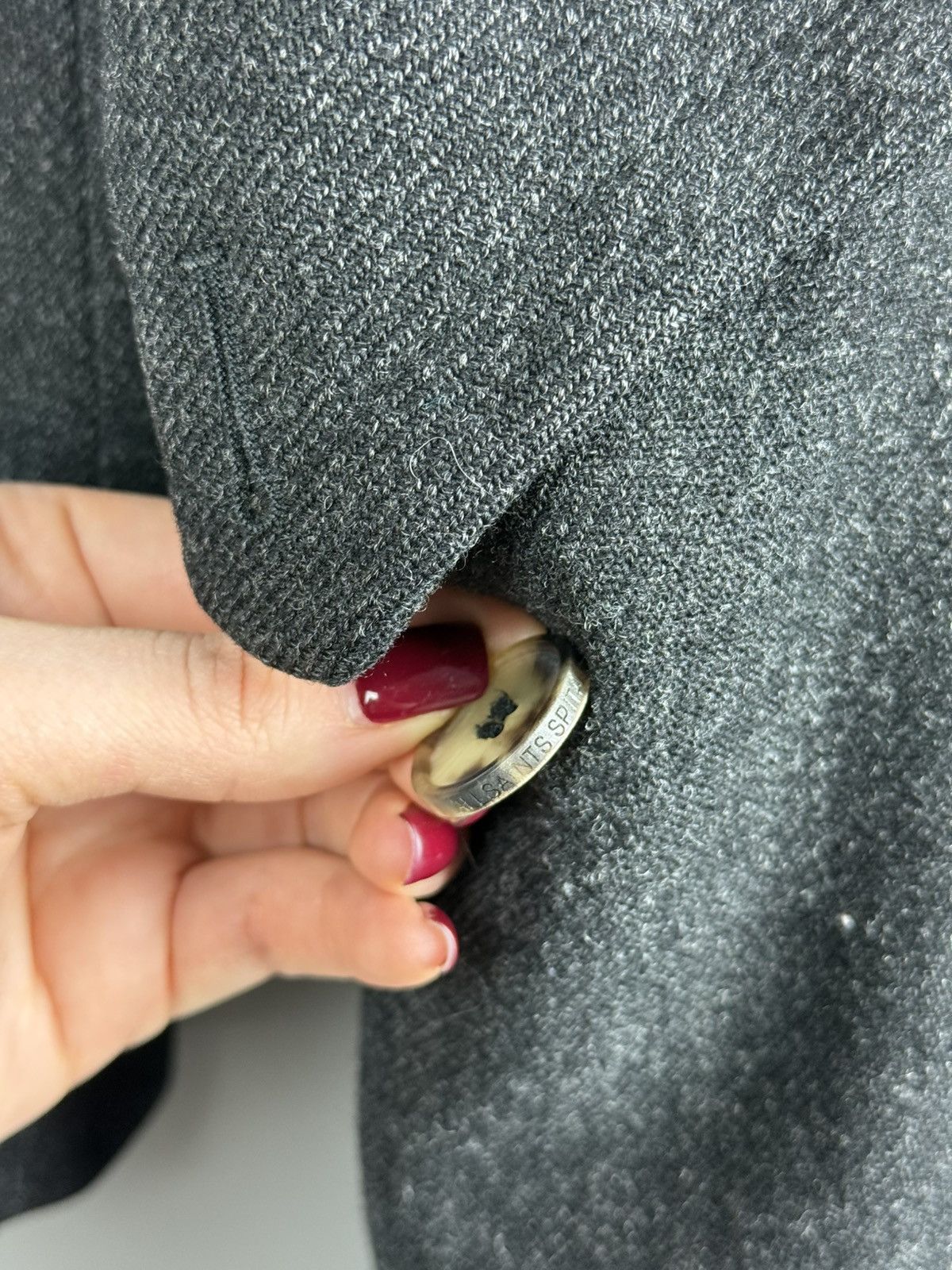Allsaints × Japanese Brand Allsaints Ladies Double Breasted Wool Boni Wool Coat Jacket Size M / US 6-8 / IT 42-44 - 10 Thumbnail