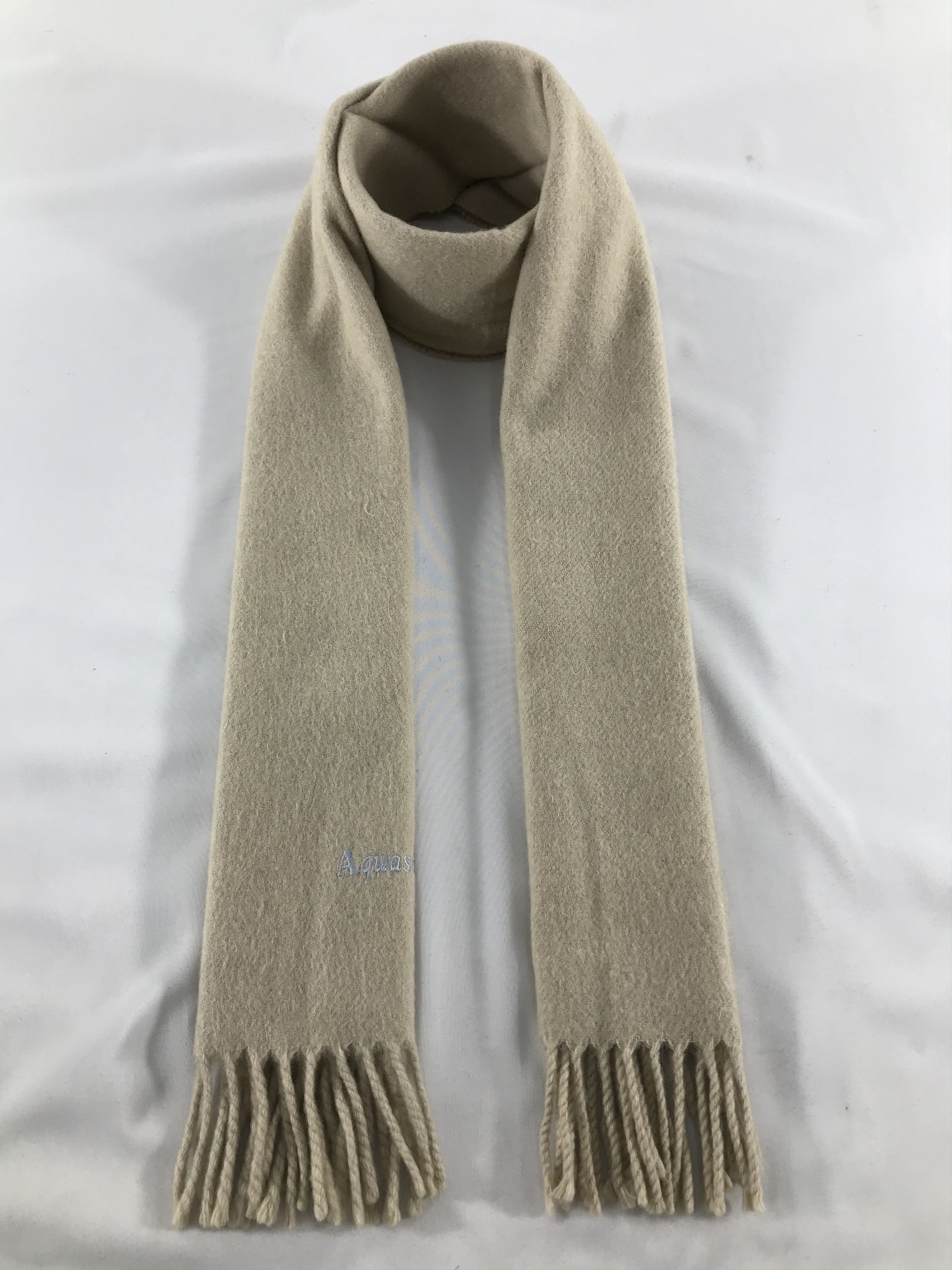 Aquascutum Cashmere Scarf Muffler V457