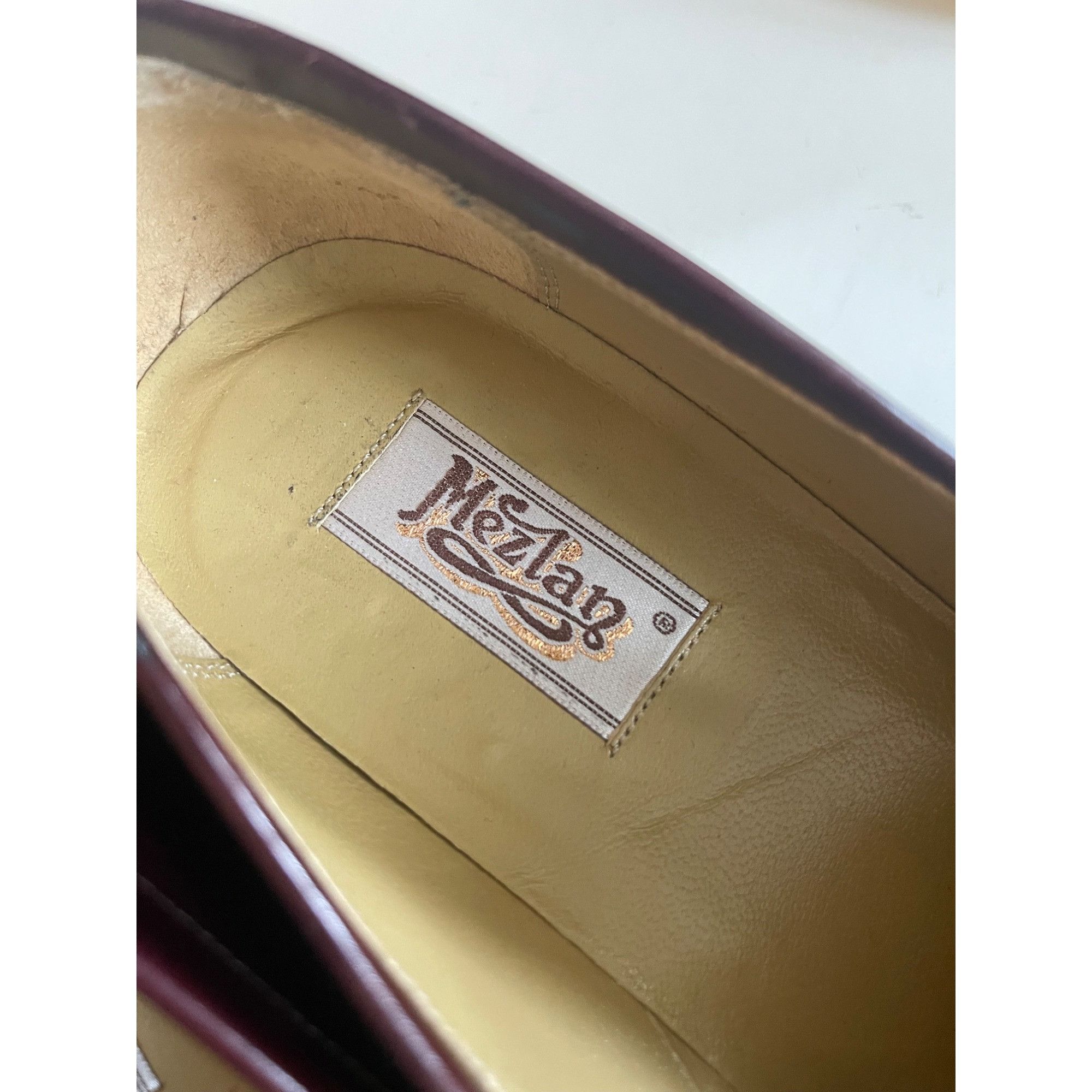 Mezlan MEZLAN BURGUNDY MADE IN SPAIN KILTI TASSEL LEATHER SLIP ON L Size US 10 / EU 43 - 8 Thumbnail