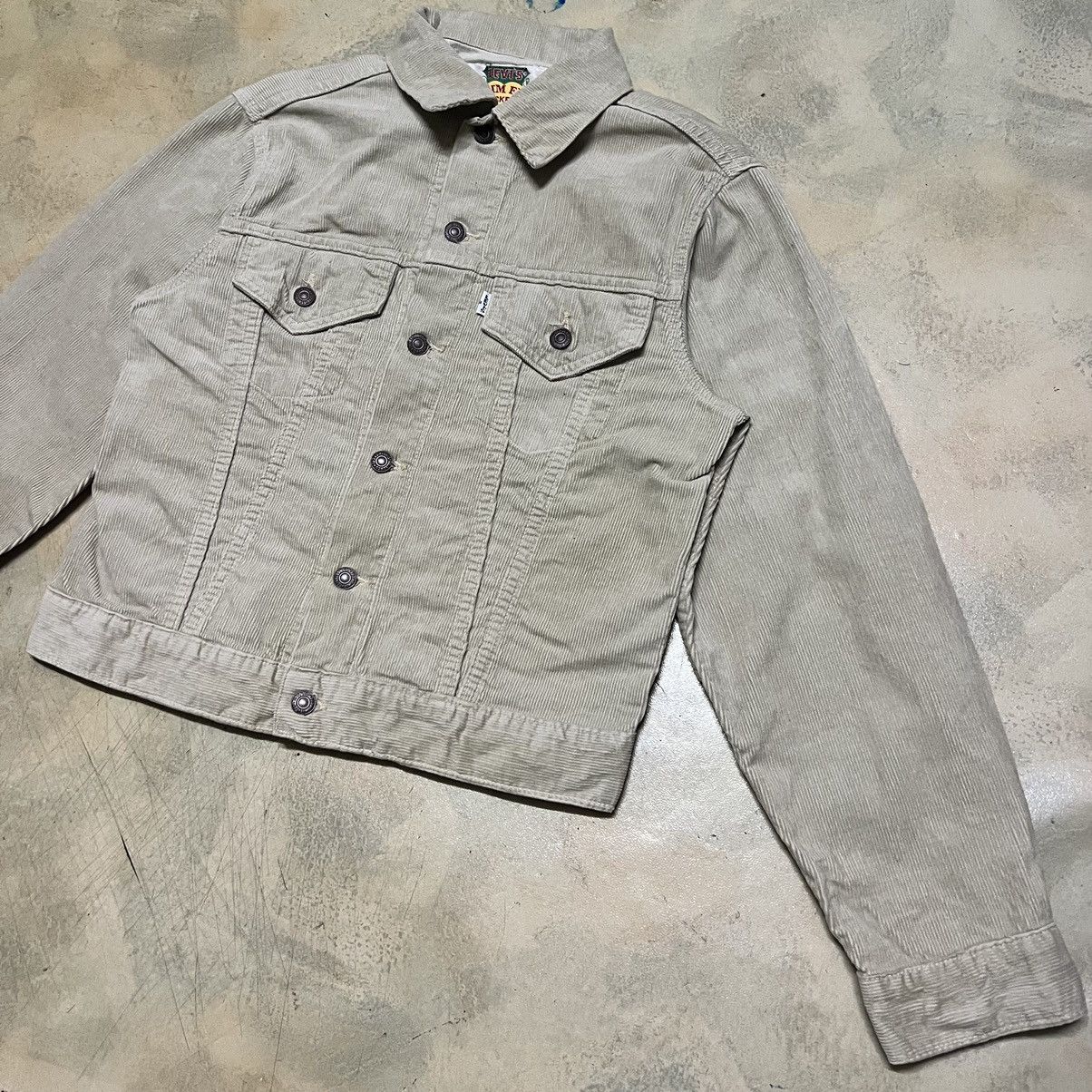 Levi's Vintage Levis Big E Corduroy Jacket Made in USA Size US S / EU 44-46 / 1 - 2 Thumbnail
