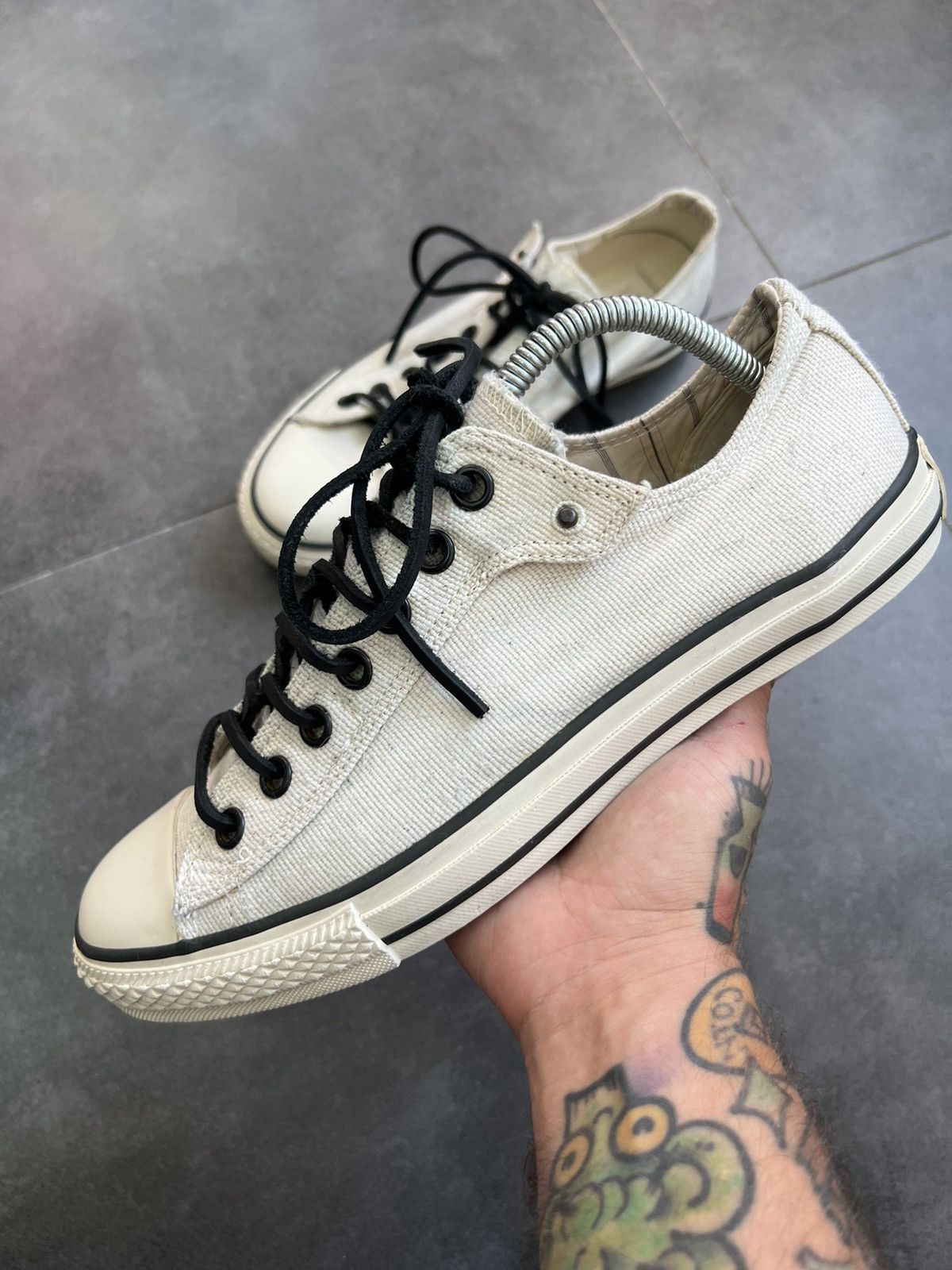 Avant Garde x Converse John Varvatos Shoes Sneakers Men's in Beige (Size 9.5)