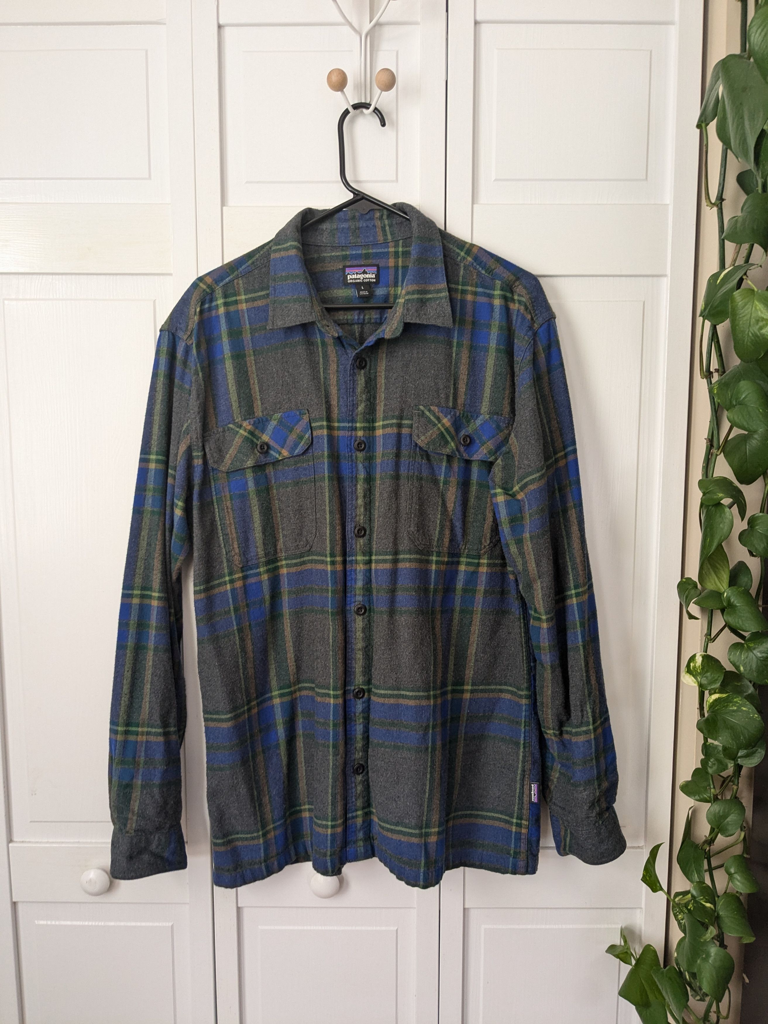 Patagonia Plaid flannel Size US L / EU 52-54 / 3 - 1 Thumbnail