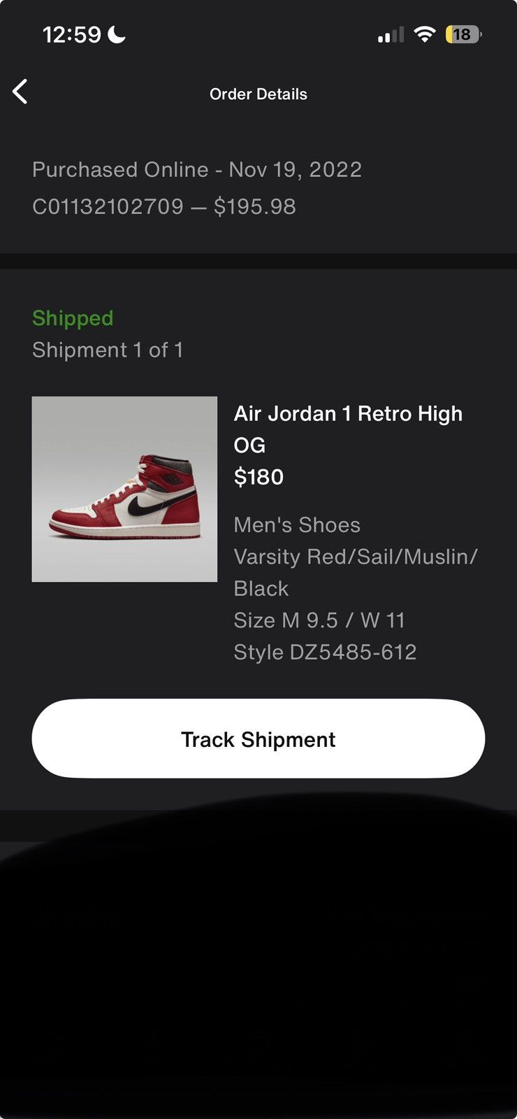 Jordan Brand Air Jordan 1 “Lost & Found” Size US 9.5 / EU 42-43 - 1 Thumbnail