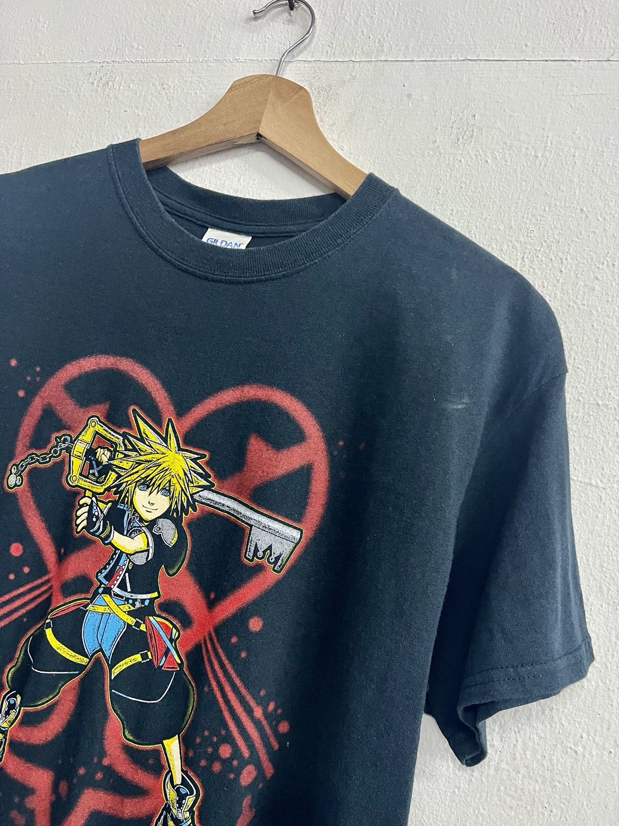 Nintendo × Playstation × Vintage Vintage Y2K Sora Kingdom Hearts Manga Tee Size US M / EU 48-50 / 2 - 5 Thumbnail
