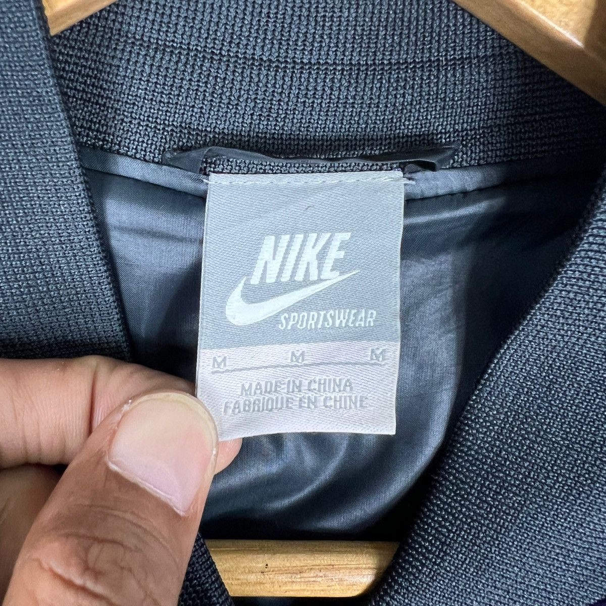 Nike 🔥 Nike Purple Varsity Bomber Jacket Size US M / EU 48-50 / 2 - 10 Thumbnail