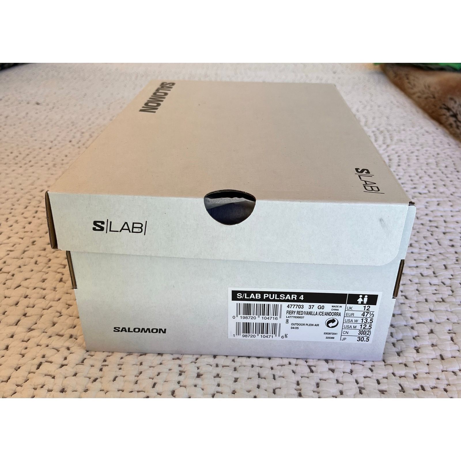 Salomon Salomon S/Lab Pulsar 4 NIB NWT 12.5 Red S Lab Size US 12.5 / EU 45-46 - 5 Thumbnail