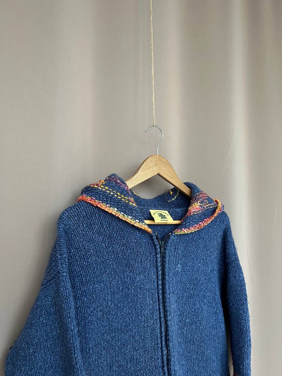 Other Pachamama Wool Handknit Cardigan Sweater Womens Size XL Size XL / US 12-14 / IT 48-50 - 3 Thumbnail