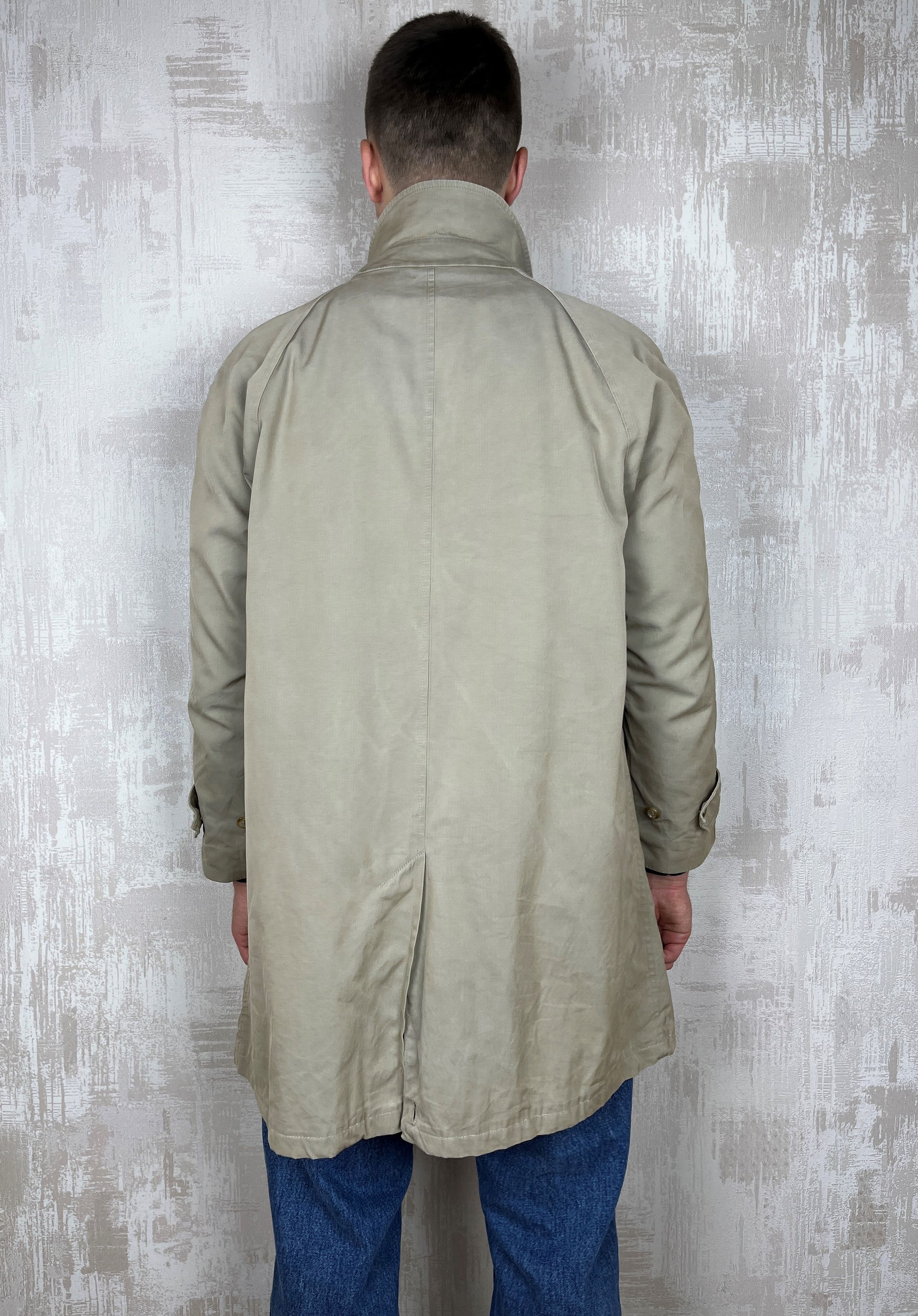 DAKS Vintage Daks London Check Lining Trench Coat Jacket Size US M / EU 48-50 / 2 - 16 Thumbnail