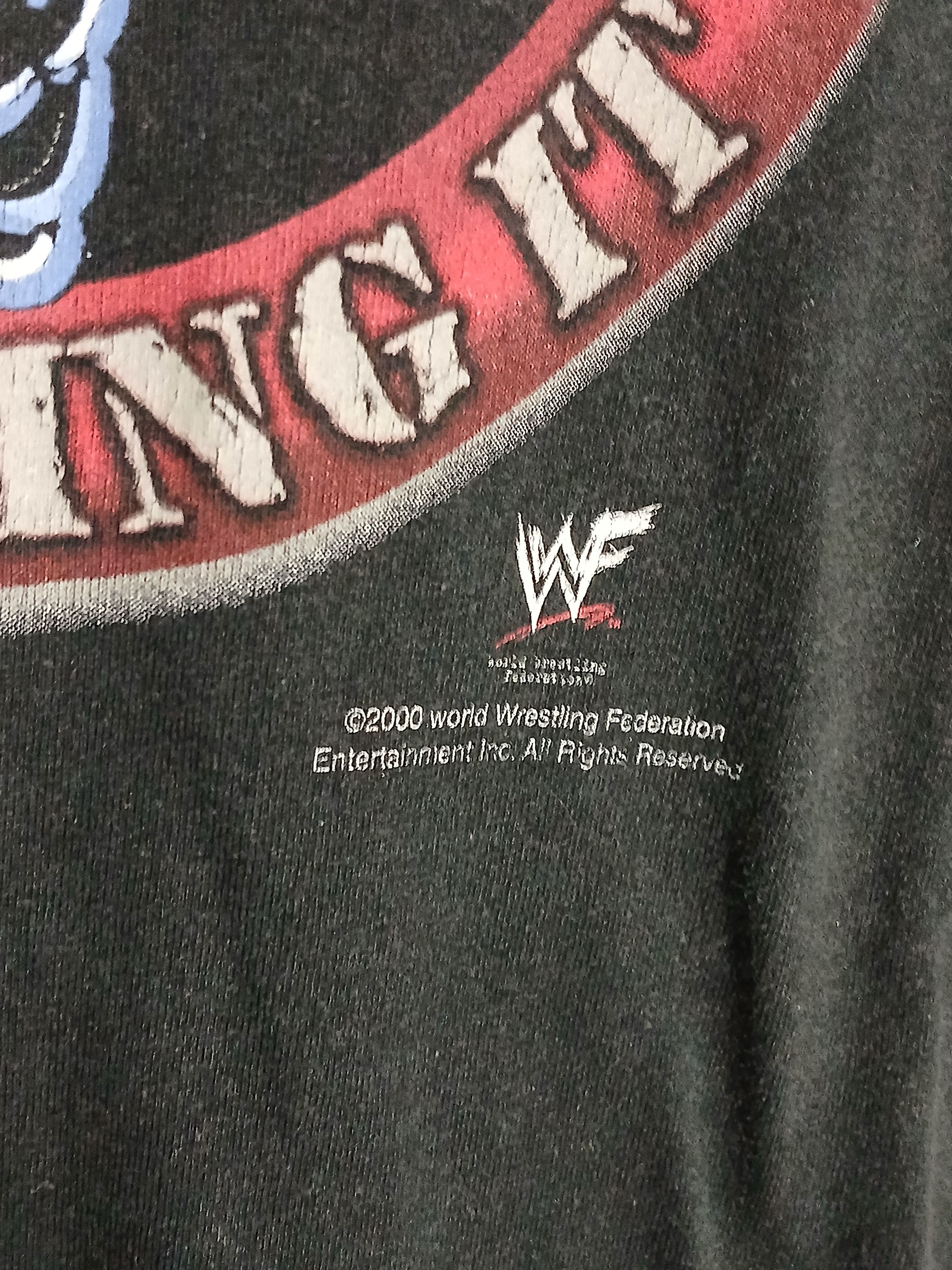 WWE Vintage WWE 2000 The Rock Wrestling T-Shirt Size US S / EU 44-46 / 1 - 4 Thumbnail