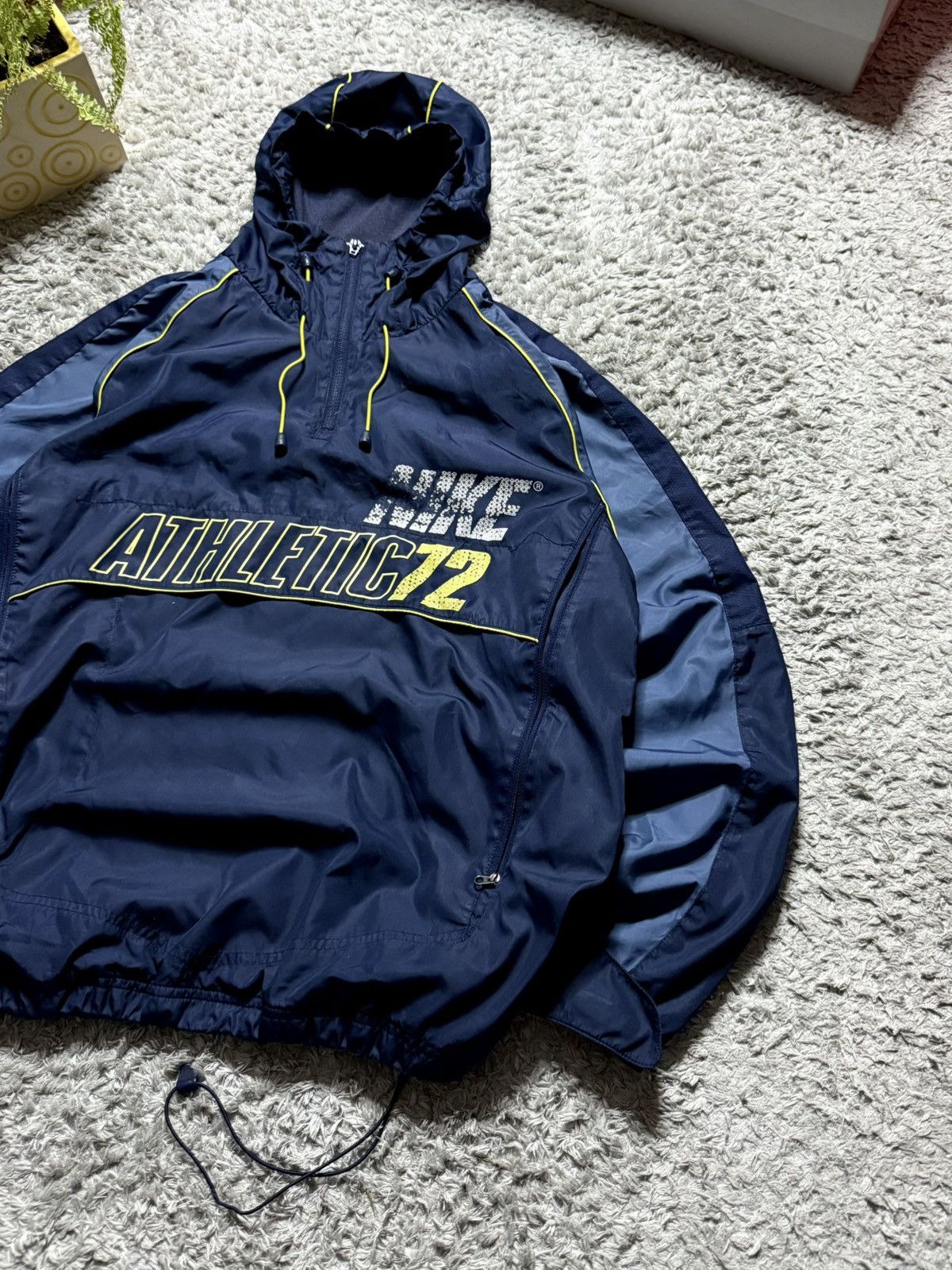 Nike 90s Nike Athletic Vintage Oversized Drill Big Logo Jacket Size US M / EU 48-50 / 2 - 3 Thumbnail