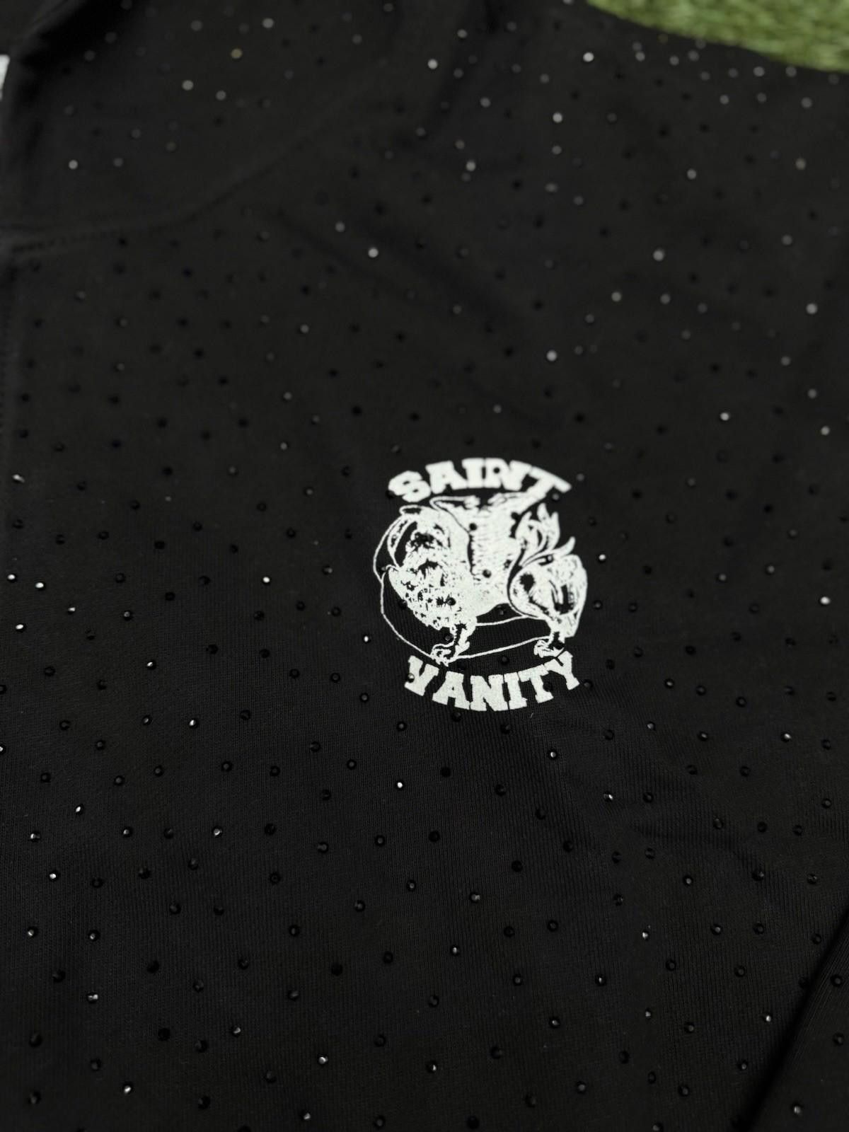 Saint Vanity Size Small - Saint Vanity Hoodie Black Rhinestone Zip Up Size US S / EU 44-46 / 1 - 5 Thumbnail