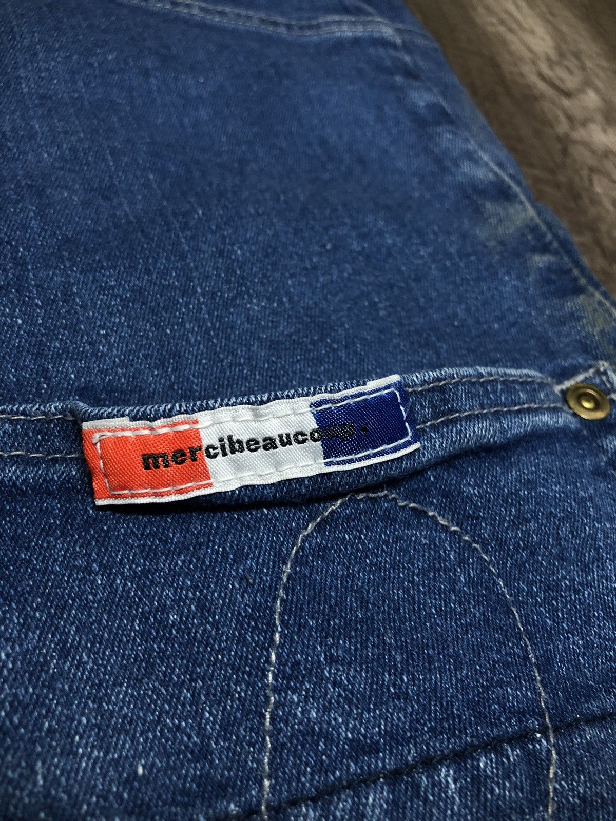 Issey Miyake × Vintage × mercibeaucoup Vintage Mercibeaucoup Issey Miyake Jeans Size 33" - 14 Thumbnail