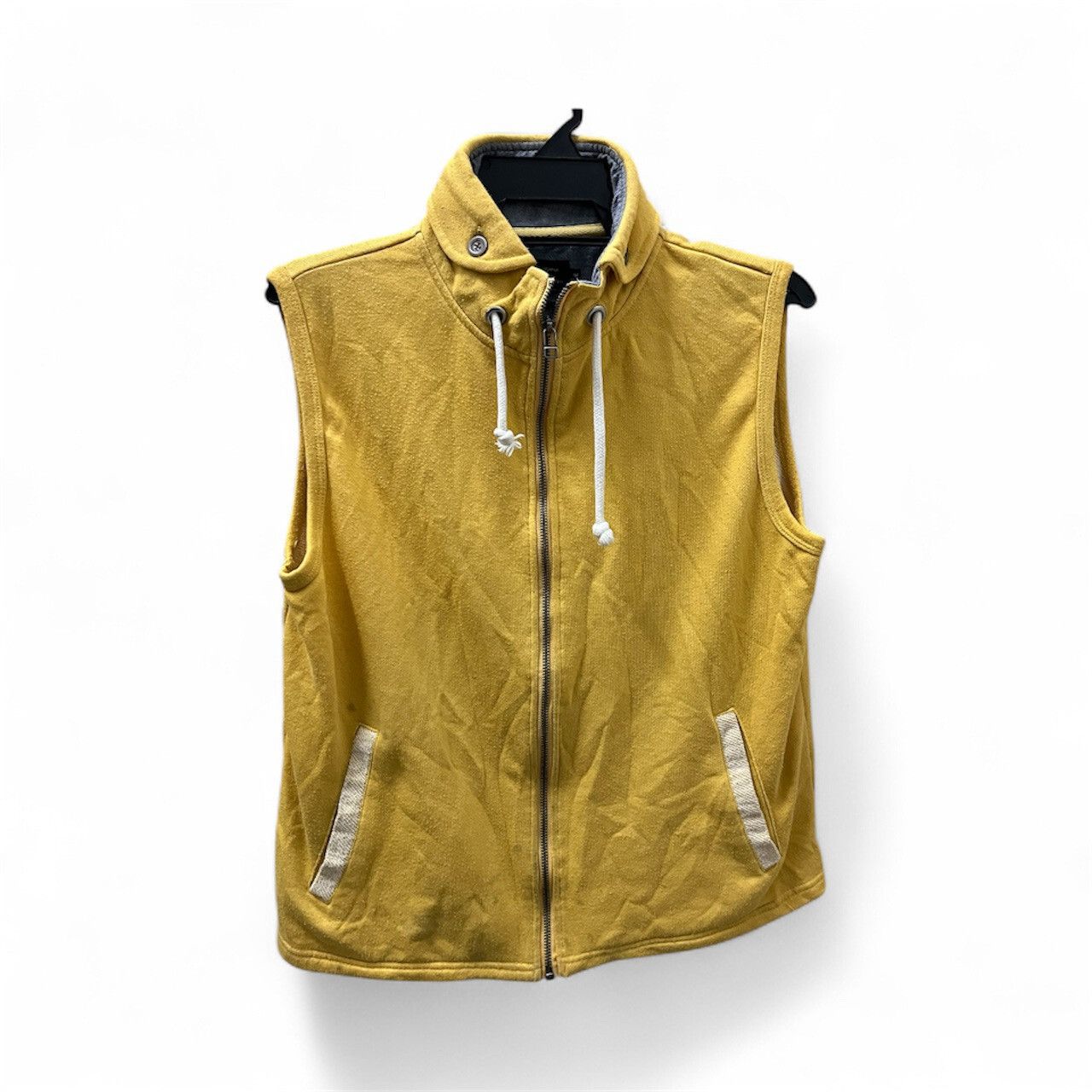Kansai Yamamoto Kansai Yamamoto sweater vest yellow zipper Size US M / EU 48-50 / 2 - 1 Thumbnail