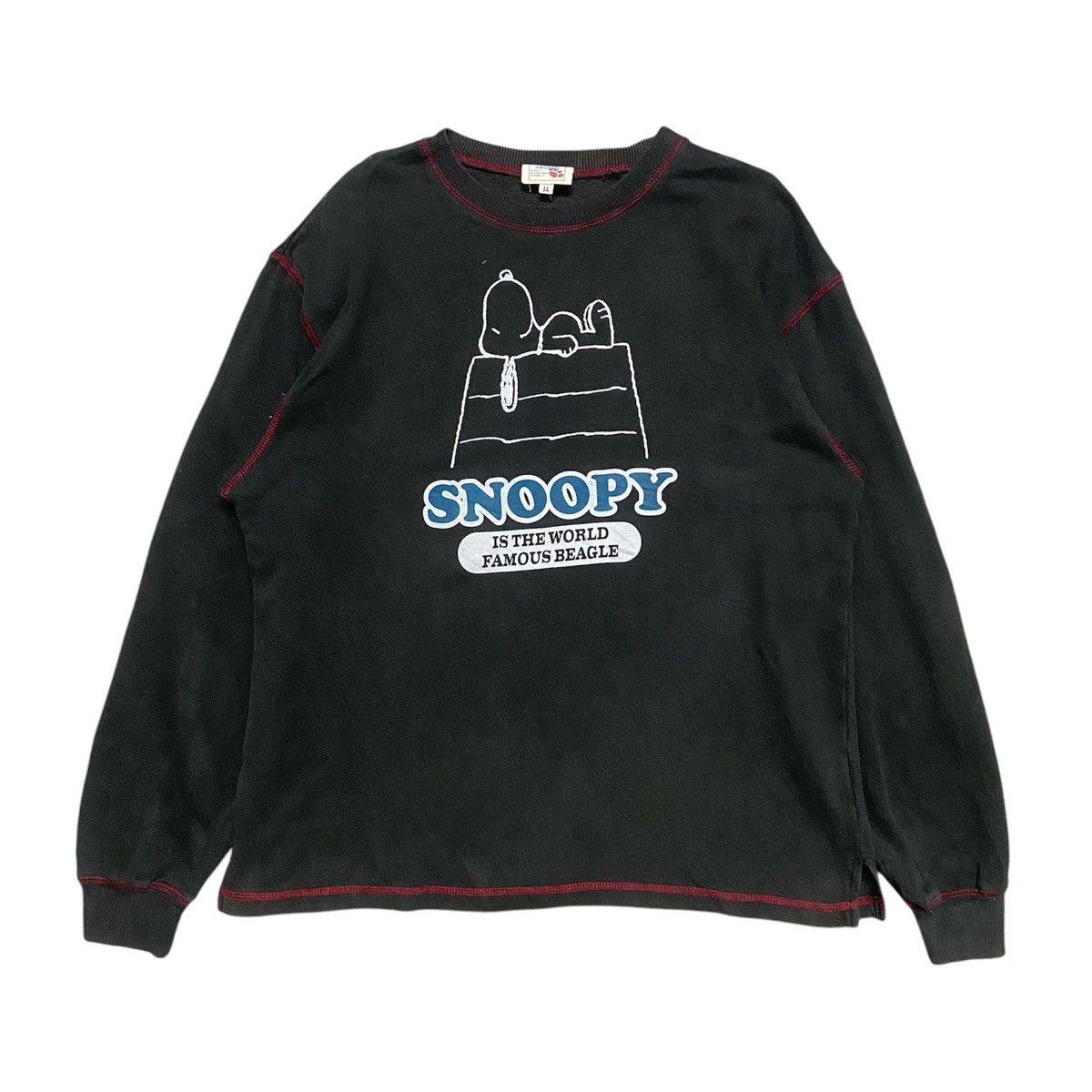 Disney × Peanuts × Vintage Vintage Peanuts Snoopy Sweatshirt Size US L / EU 52-54 / 3 - 1 Thumbnail