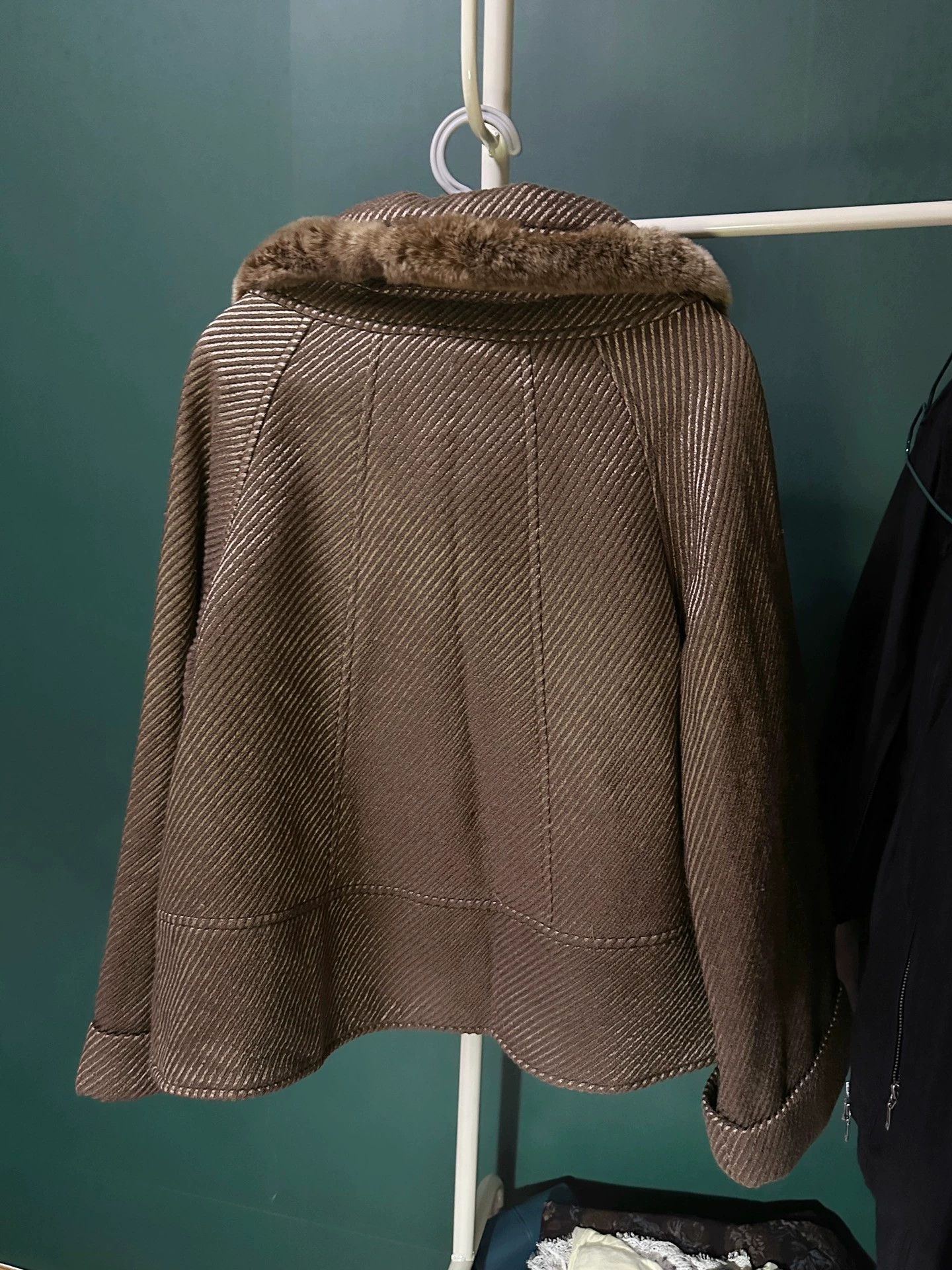 Roberto Cavalli Roberto Cavalli Brown Oversized Fur Coat 38 Size XS / US 0-2 / IT 36-38 - 3 Thumbnail
