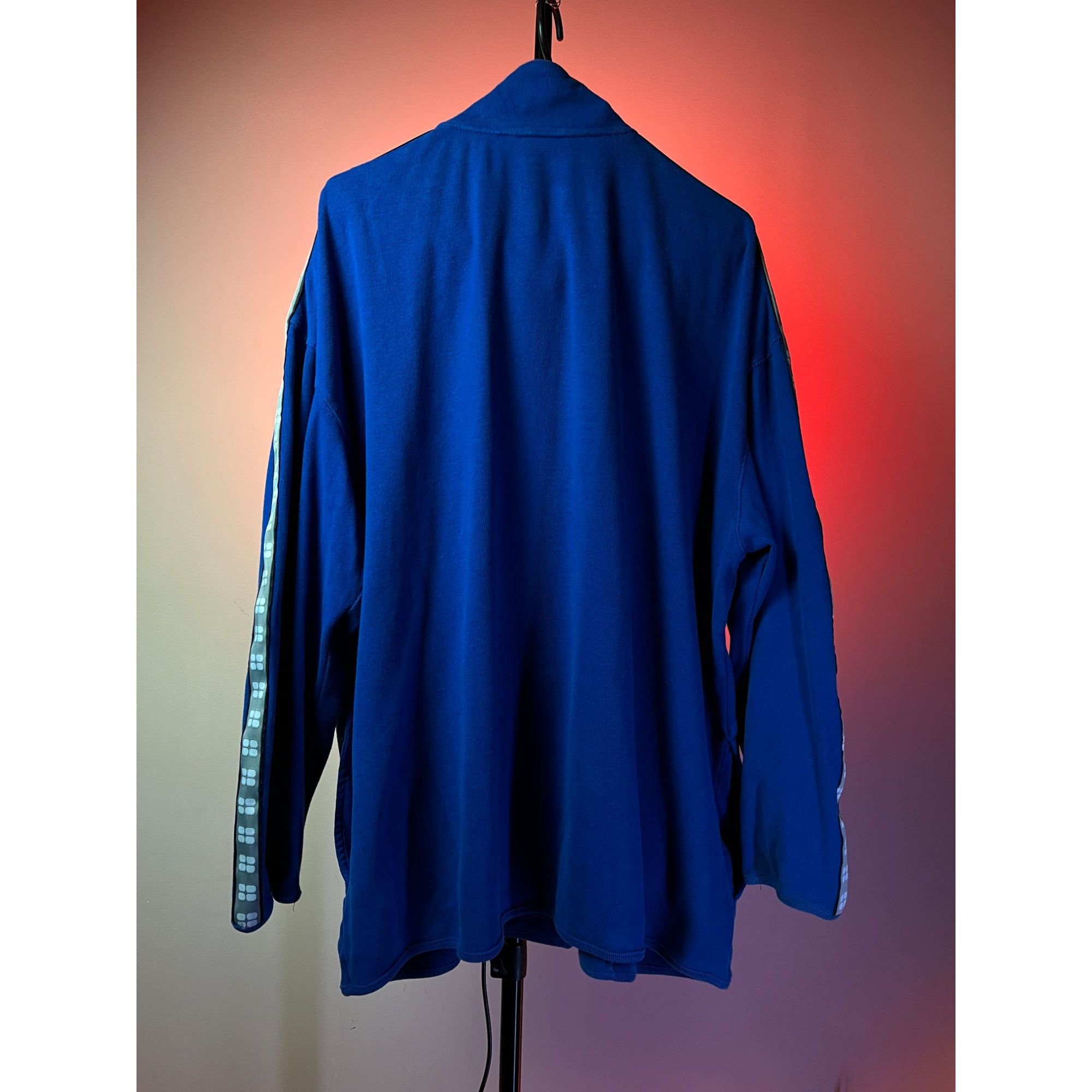 Nike × Vintage Nike 90s Vintage Blue Zip Track Jacket Size US XXL / EU 58 / 5 - 8 Thumbnail