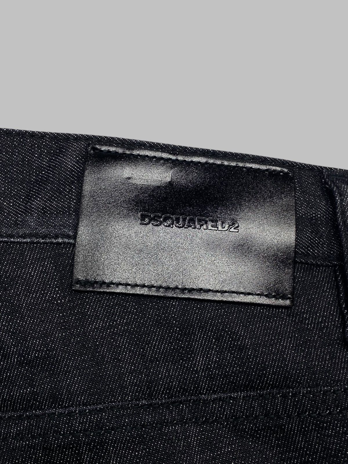 Dsquared2 🔥 DSQUARED2 SKATER JEANS BLACK ITALIAN DENIM Y2K VIBES Size US 34 / EU 50 - 4 Thumbnail