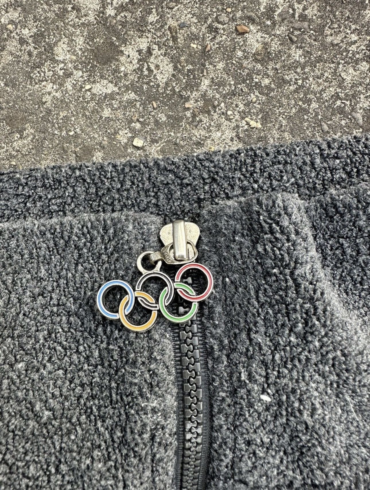 Adidas Vintage Adidas Half-Zip Fleece Olympic Collection Size US XL / EU 56 / 4 - 4 Thumbnail