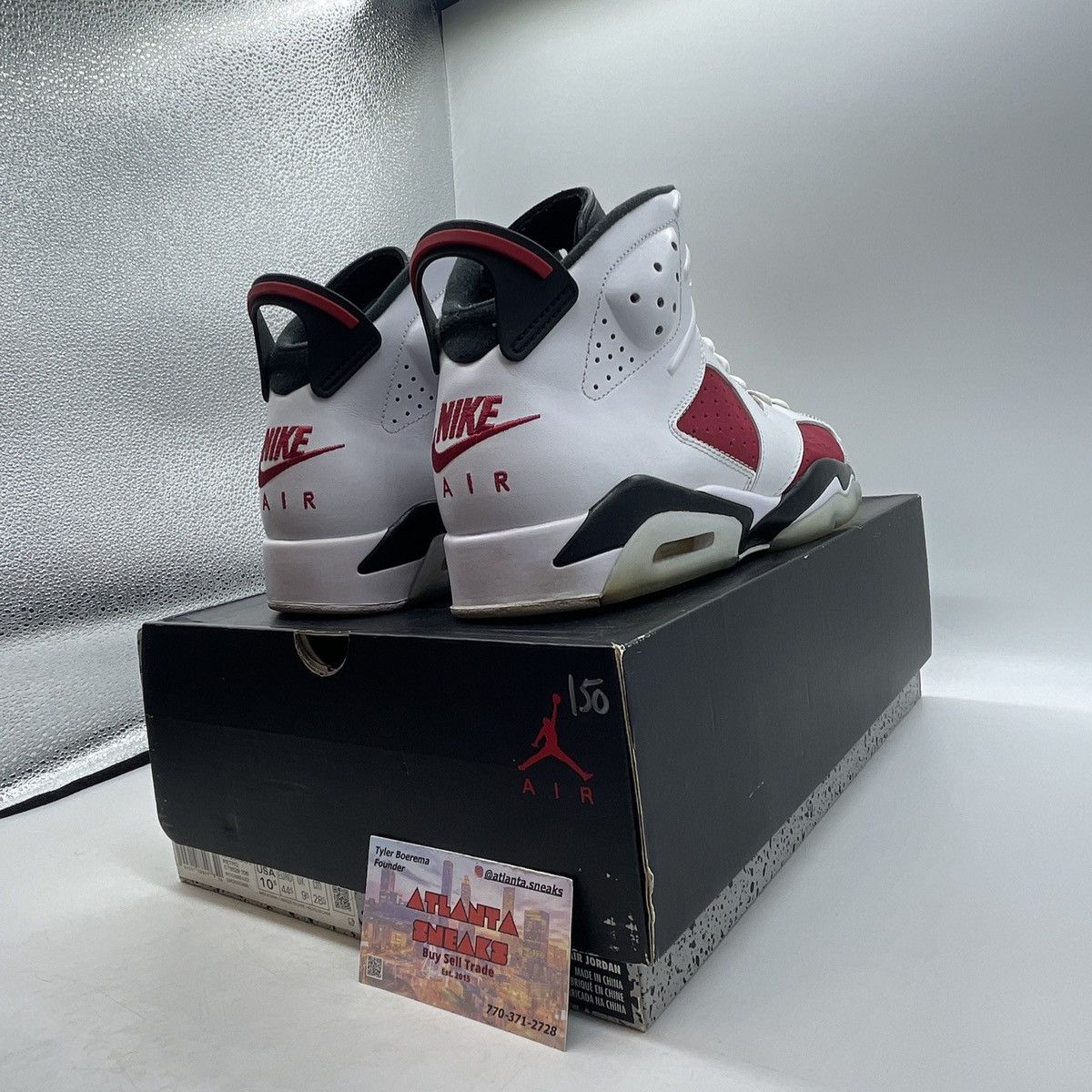 Jordan Brand Air Jordan 6 carmine Size US 10.5 / EU 43-44 - 5 Thumbnail