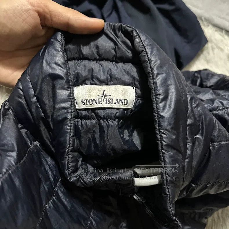 Stone Island Stone Island Down Jacket Coat Dark Blue S Size Size US S / EU 44-46 / 1 - 6 Thumbnail