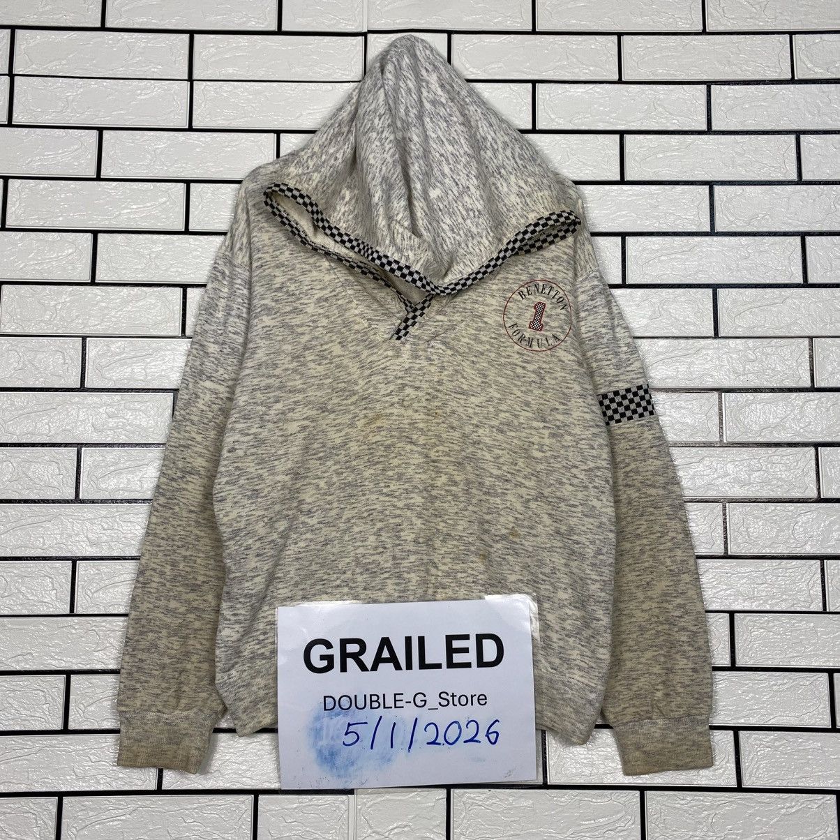 United Colors Of Benetton 📌Benetton Formula 1 Styled in Italy Hoodie Big Logo Design Size US S / EU 44-46 / 1 - 1 Thumbnail