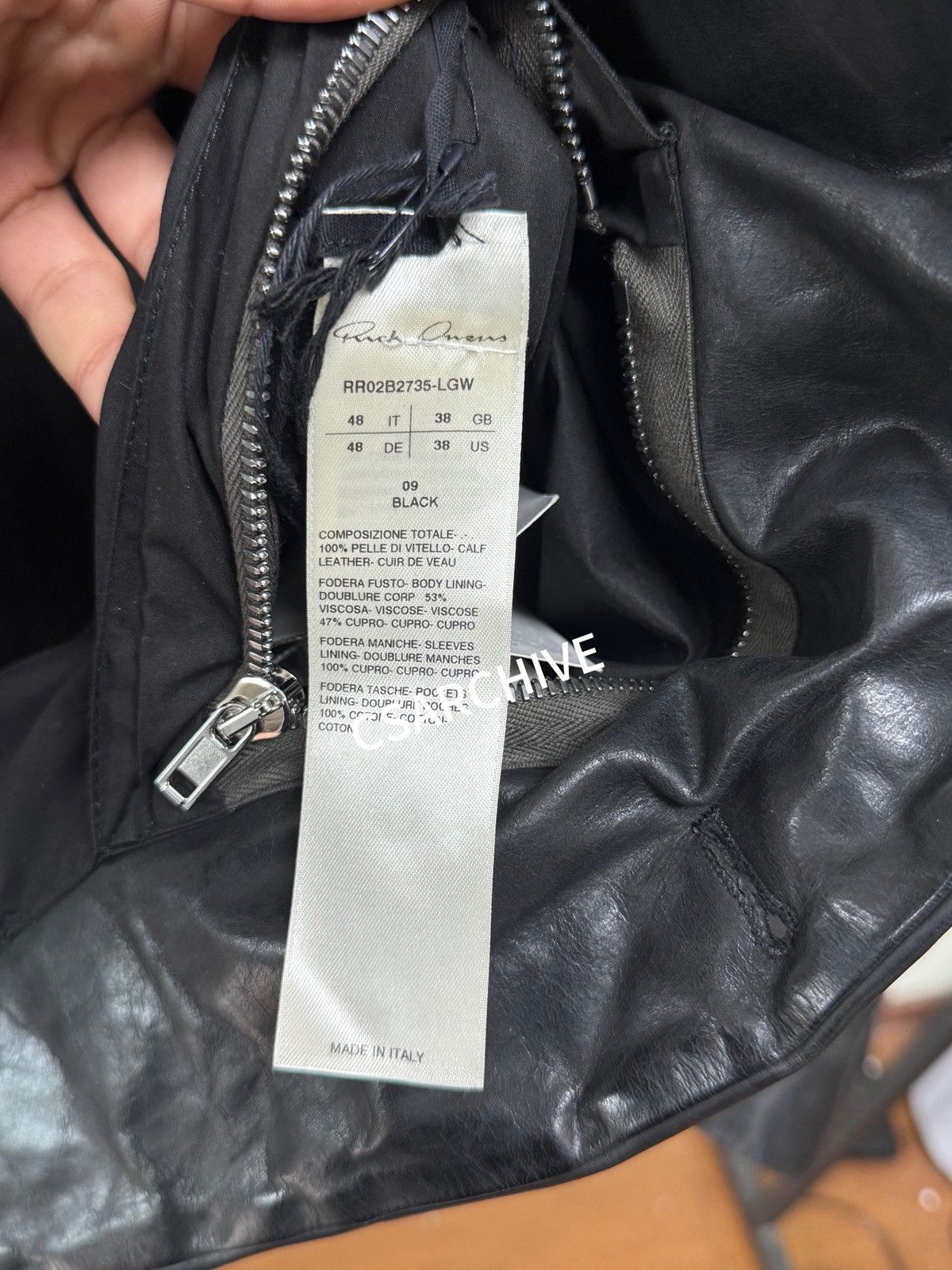 Rick Owens Rick owens22FW Leather Tatlin coat Size US M / EU 48-50 / 2 - 5 Thumbnail