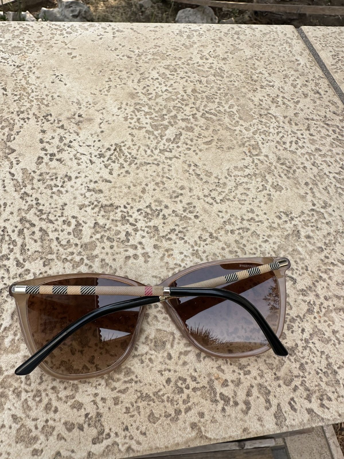 Burberry Burberry Sunglasses Nova Check Brown B 4117 Size ONE SIZE - 9 Thumbnail