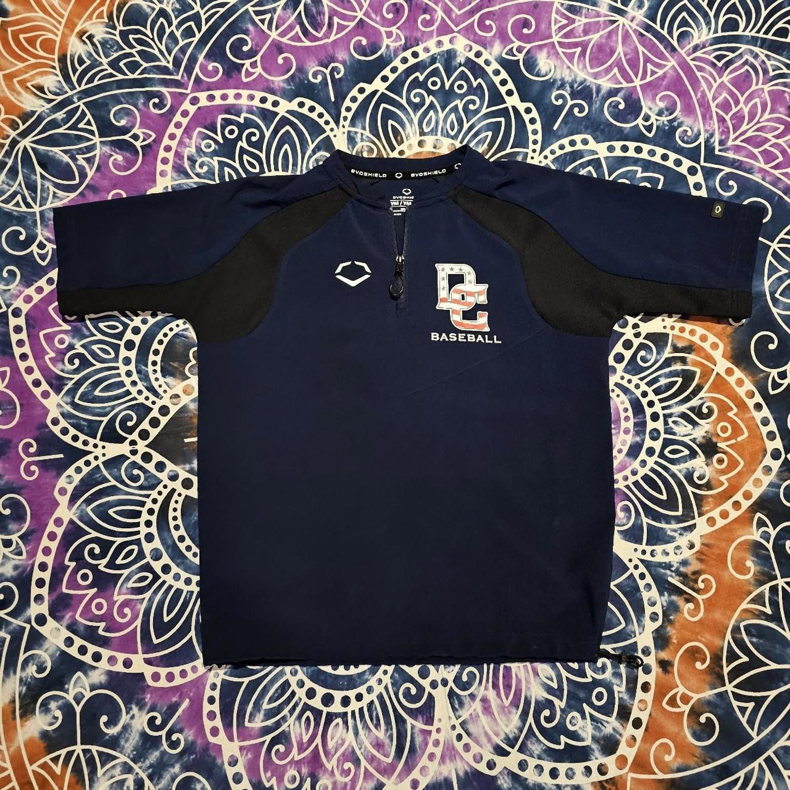 Designer EVOSHIELD DC Baseball Half Zip Navy Baseball Pullover Size US M / EU 48-50 / 2 - 1 Thumbnail