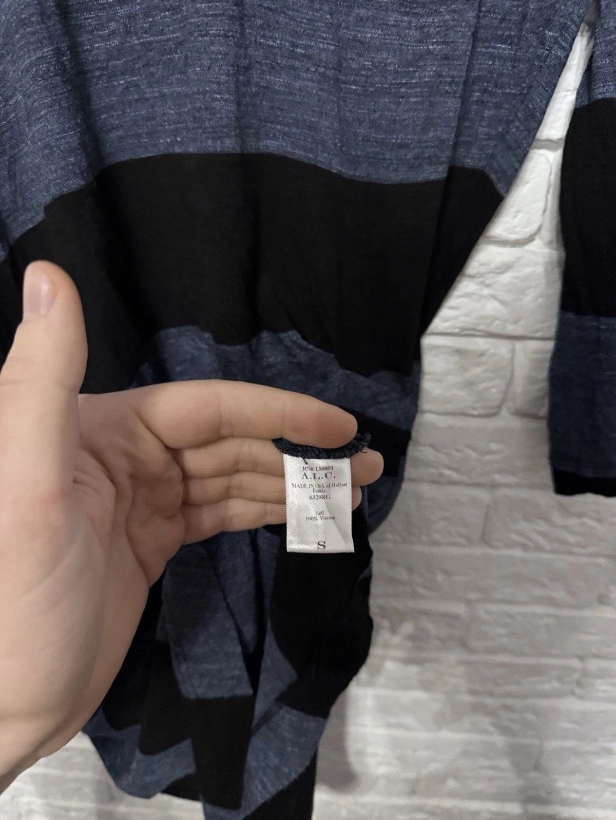 A.L.C. A.L.C. Asymetric Striped Avant Garde Dress Long Sleeve USA Size S / US 4 / IT 40 - 5 Thumbnail