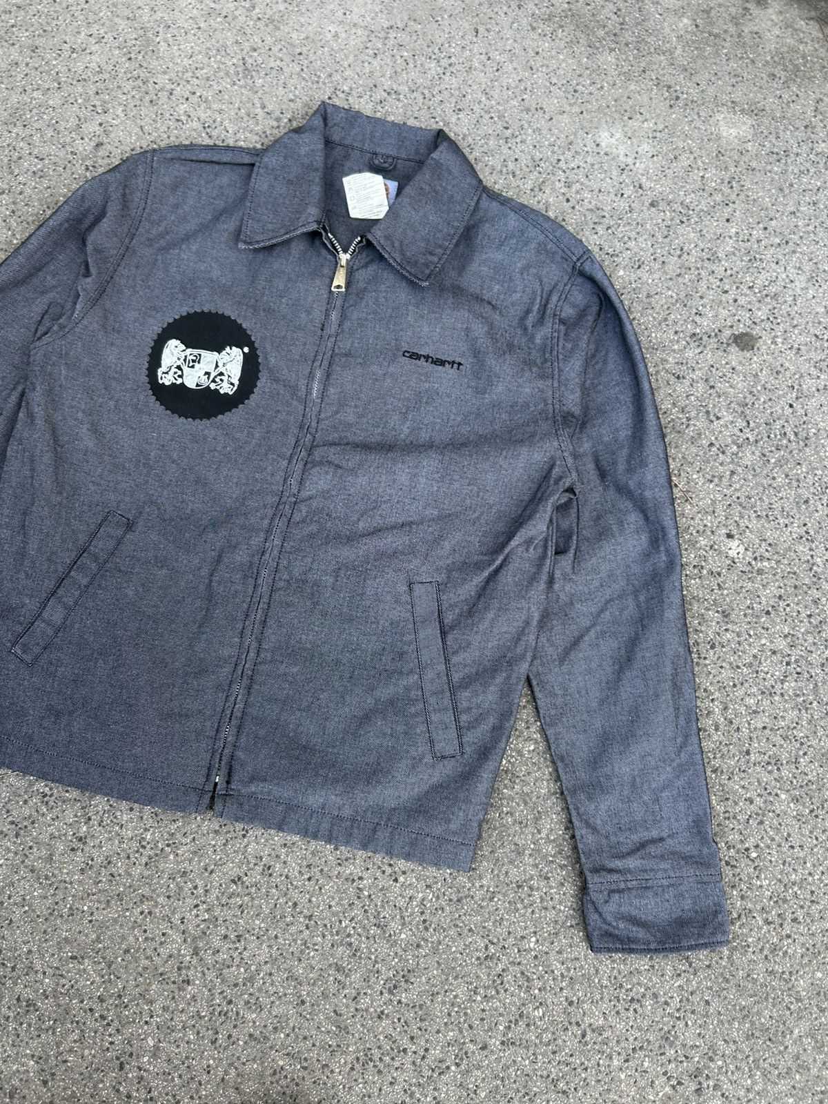 Carhartt Vintage Carhartt 2000s grey light Jacket streetwear style Size US M / EU 48-50 / 2 - 3 Thumbnail