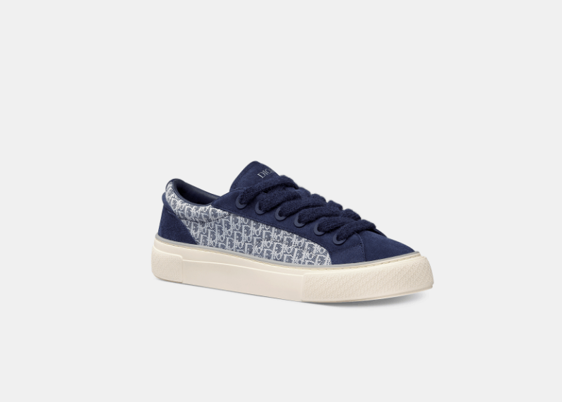 Dior o1w1db10426 3SN303 Low-Top Sneakers in Navy Blue Size US 13 / EU 46 - 2 Thumbnail