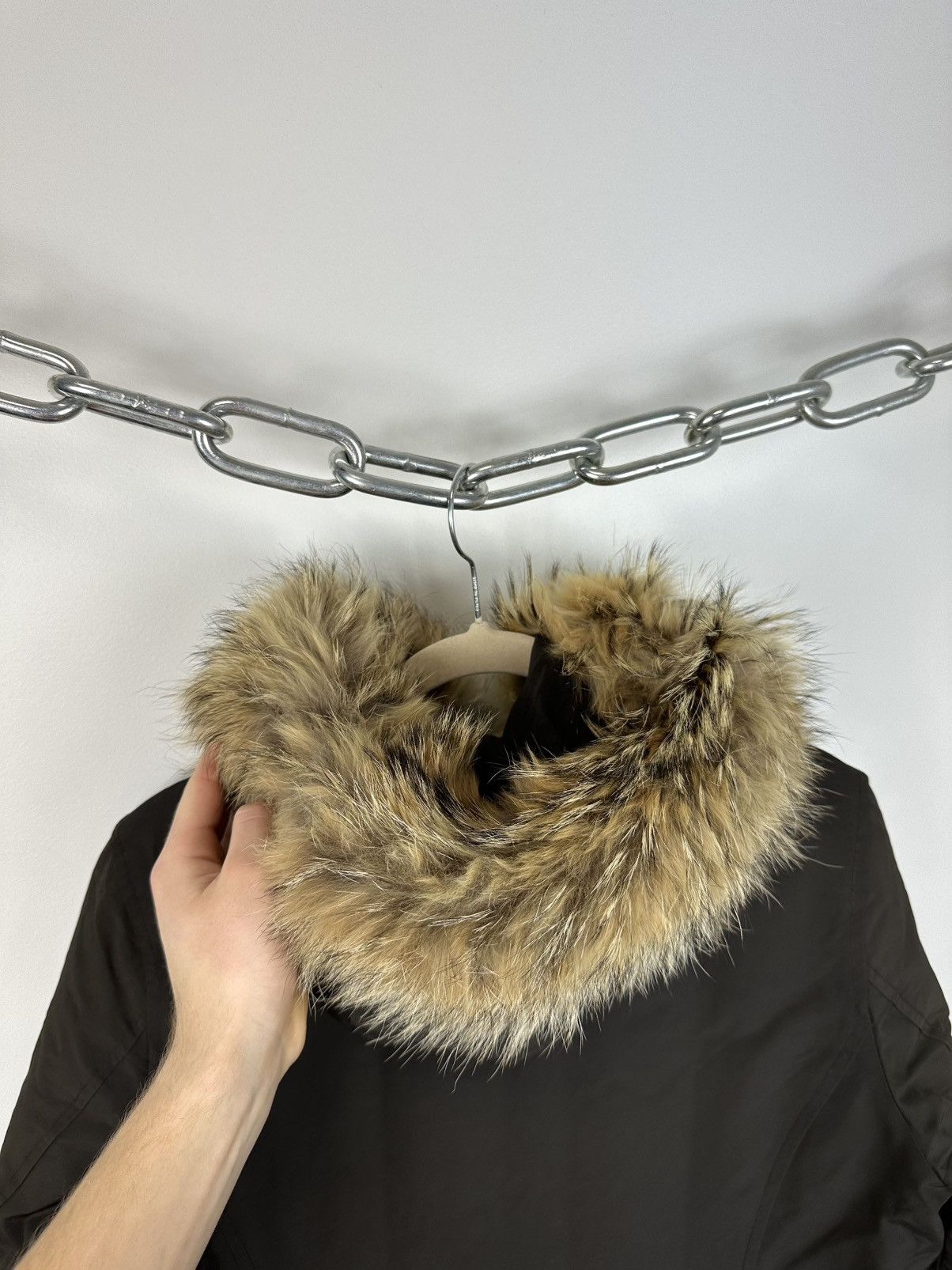 Woolrich Woolen Mills Vintage Woolrich Women's Real Fur Down Arctic Parka Jacket Size L / US 10 / IT 46 - 12 Thumbnail