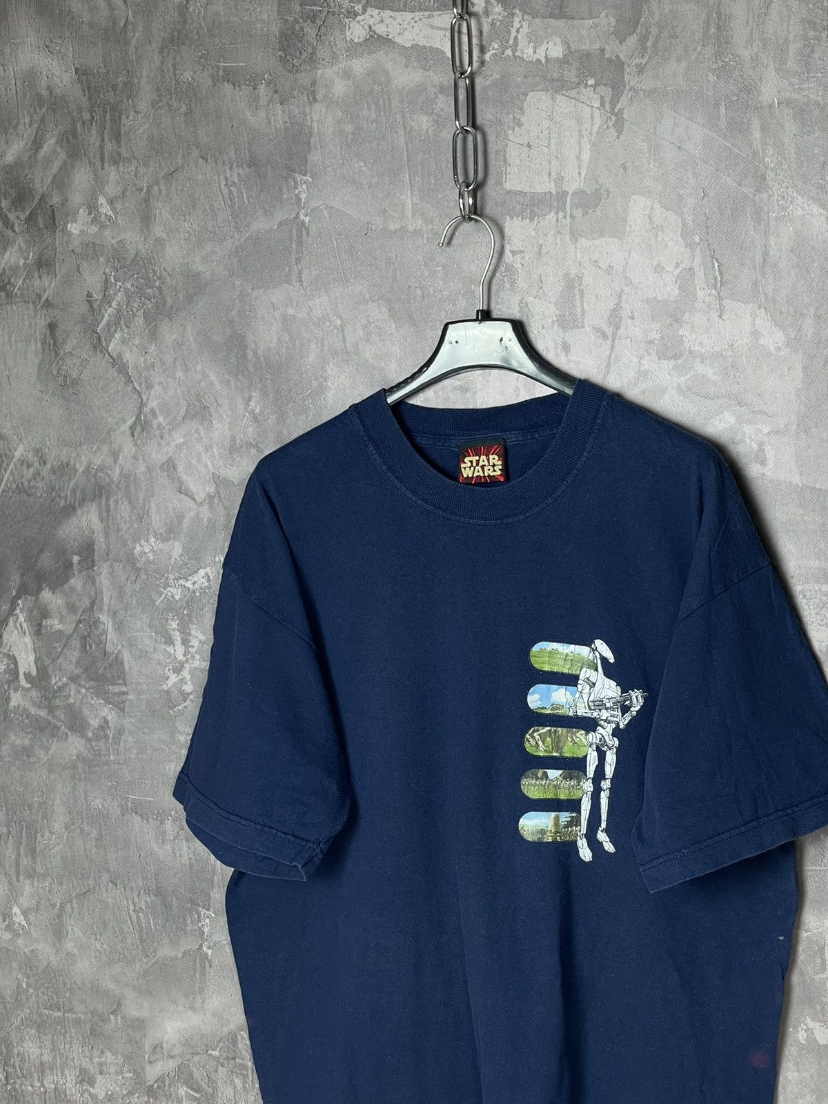 Cartoon Network × Vintage Star Wars 90s Logo Vintage T Shirt Movie Cartoon Liquid Size US L / EU 52-54 / 3 - 7 Thumbnail