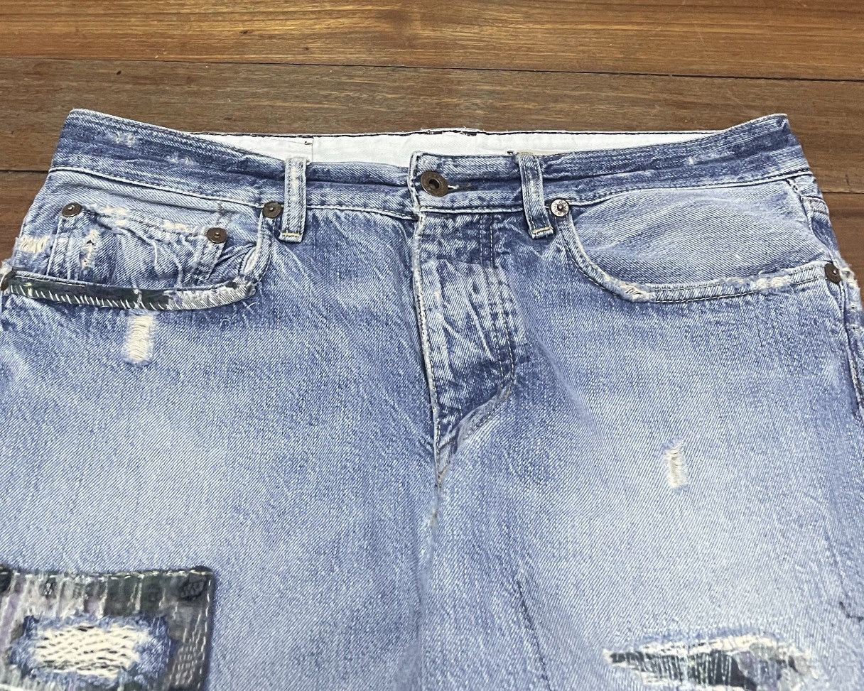 Polo Ralph Lauren Very Rare Vintage Polo Ralph Lauren Sashiko Boro Jeans 1990s Size US 31 - 3 Thumbnail