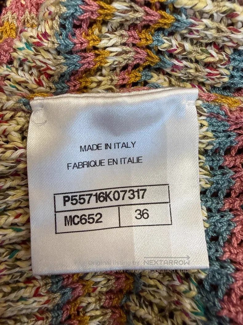 Chanel Chanel Coloured knitted jacket Size XS / US 0-2 / IT 36-38 - 4 Thumbnail