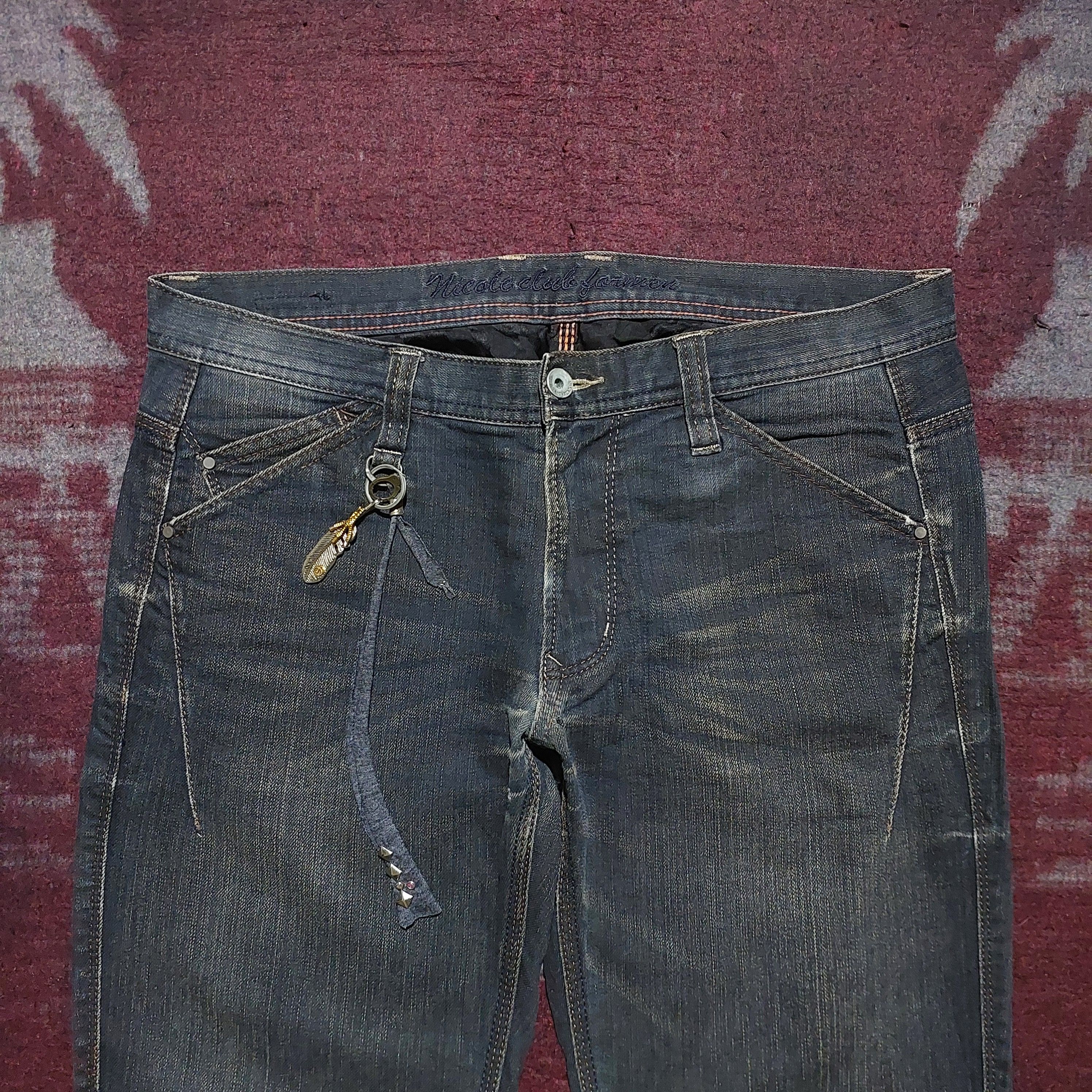 Nicole Club Nicole Club For men goros whikers denim Size US 35 - 2 Thumbnail