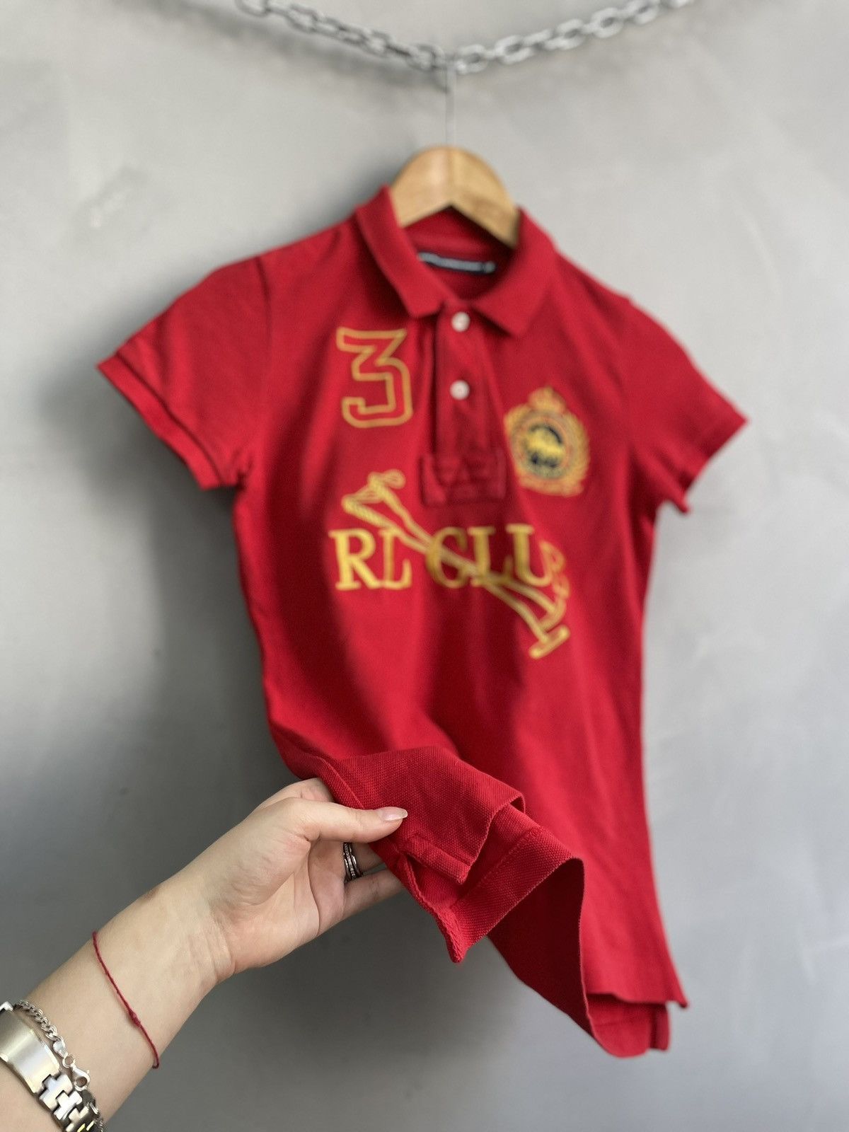 Polo Ralph Lauren Vintage old money Polo Ralph big lo RL club jersey t shirt Size XS / US 0-2 / IT 36-38 - 15 Thumbnail