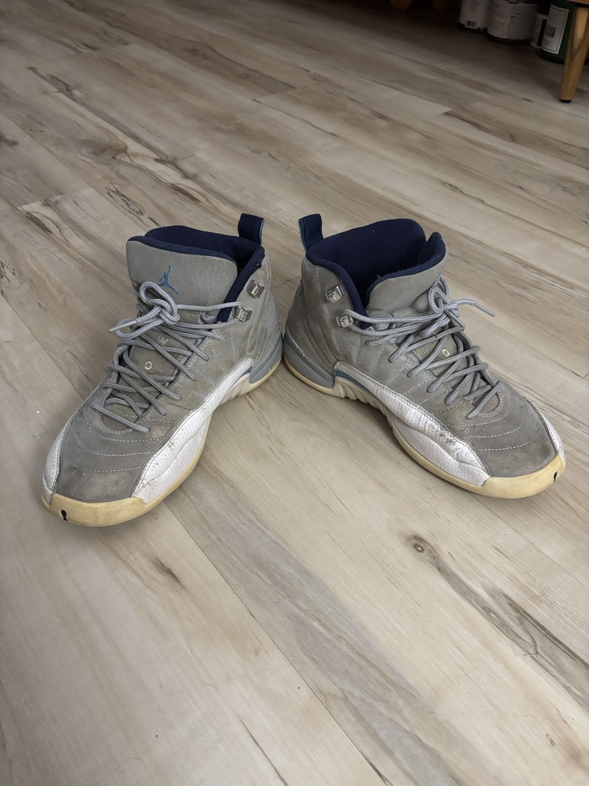 Jordan Brand Grey University Blue Jordan 12s Size US 6.5 / EU 39-40 - 7 Thumbnail