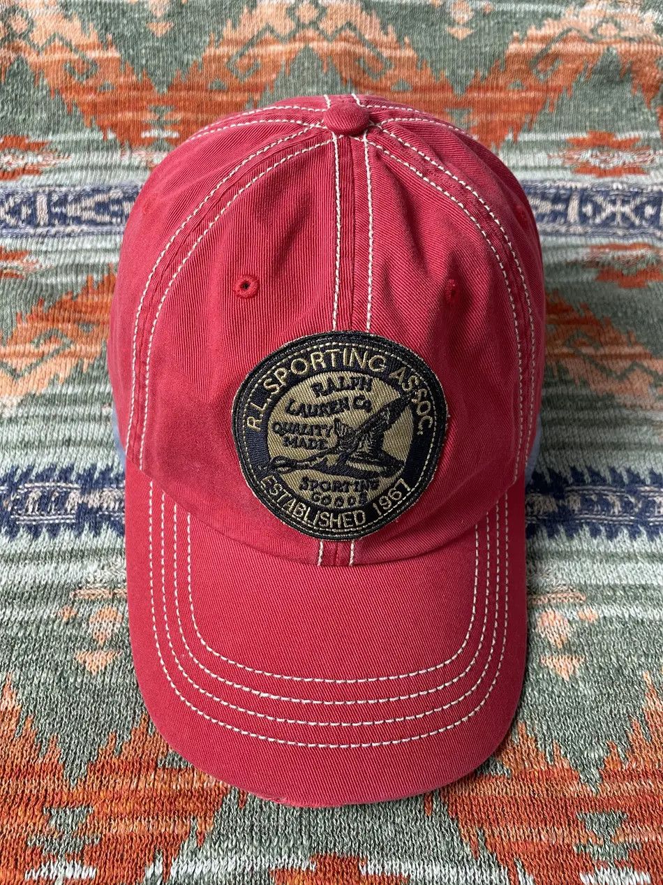 Polo Ralph Lauren Polo Ralph Lauren Rare Leather Baseball Hat cap Size ONE SIZE - 1 Thumbnail