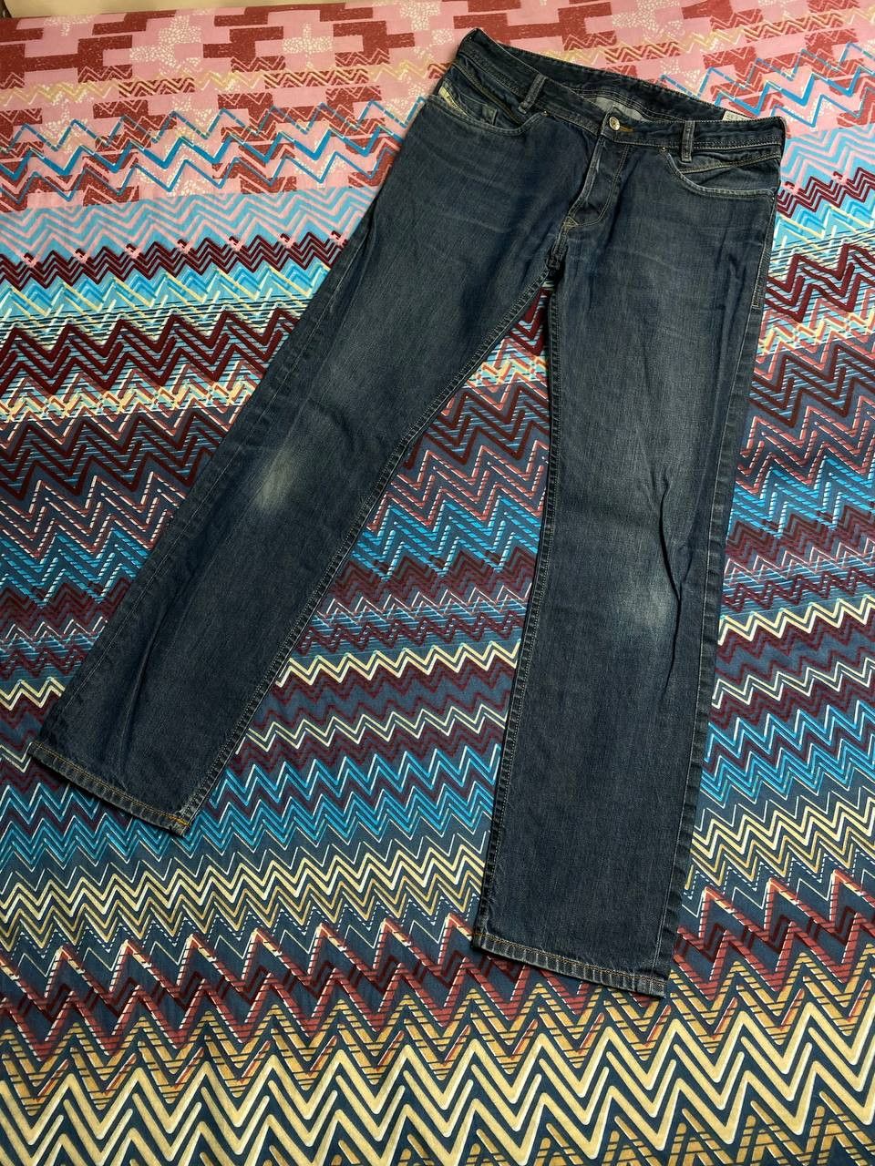 Diesel × Jean Vintage Diesel POIAK Industry Faded Jeans Pants Denim Size US 31 - 22 Thumbnail