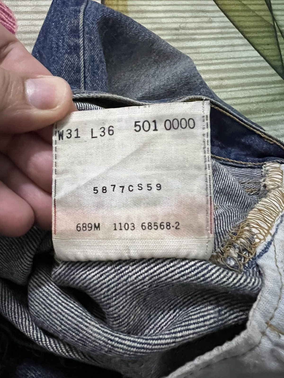 Levi's × Levi's Made & Crafted × Levi's Vintage Clothing VTG LEVIS 501XX MUD WASH BUTTON FLY DISTRESSED JEANS 💥 Size US 30 / EU 46 - 21 Thumbnail
