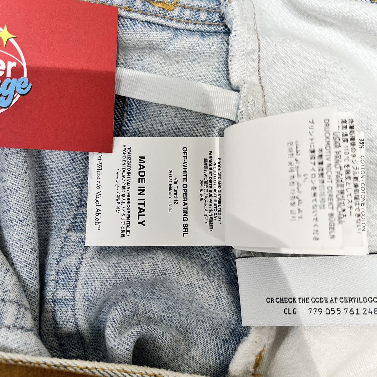 Off-White Off White Denim Jeans Size US 33 - 15 Thumbnail
