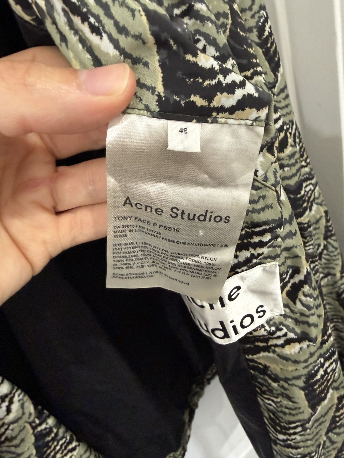 Acne Studios Acne Studios Tony Face Camo Jacket Size US M / EU 48-50 / 2 - 12 Thumbnail