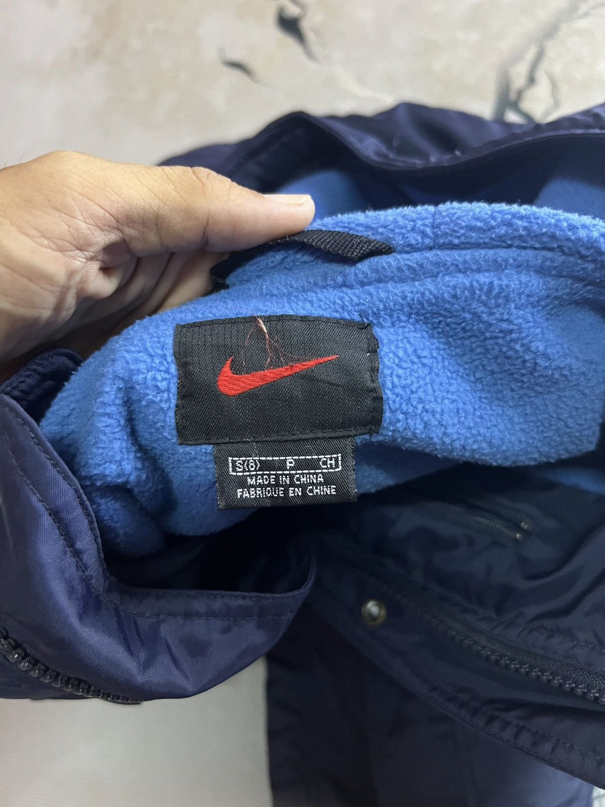 Nike × Vintage Vintage Nike Hoodie Back Swoosh Size US S / EU 44-46 / 1 - 5 Thumbnail