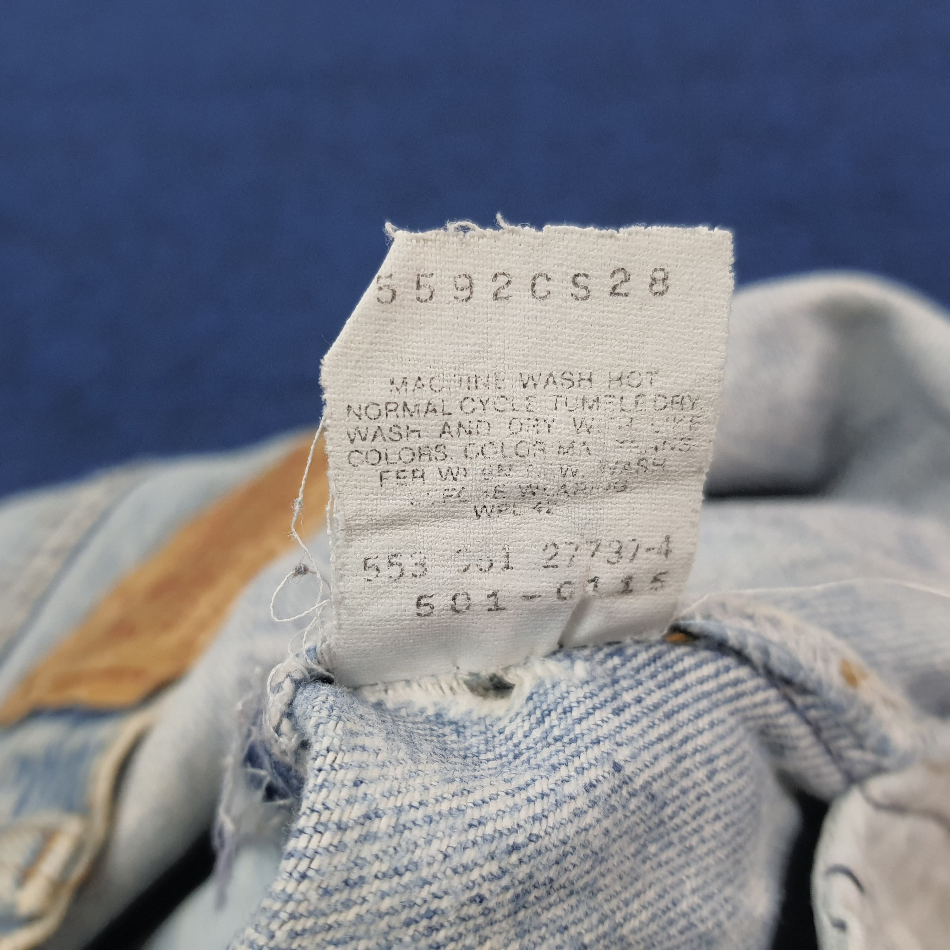 Levi's Vintage Levi's 501 Rework Denim Jeans C228N23 Size US 30 / EU 46 - 9 Thumbnail