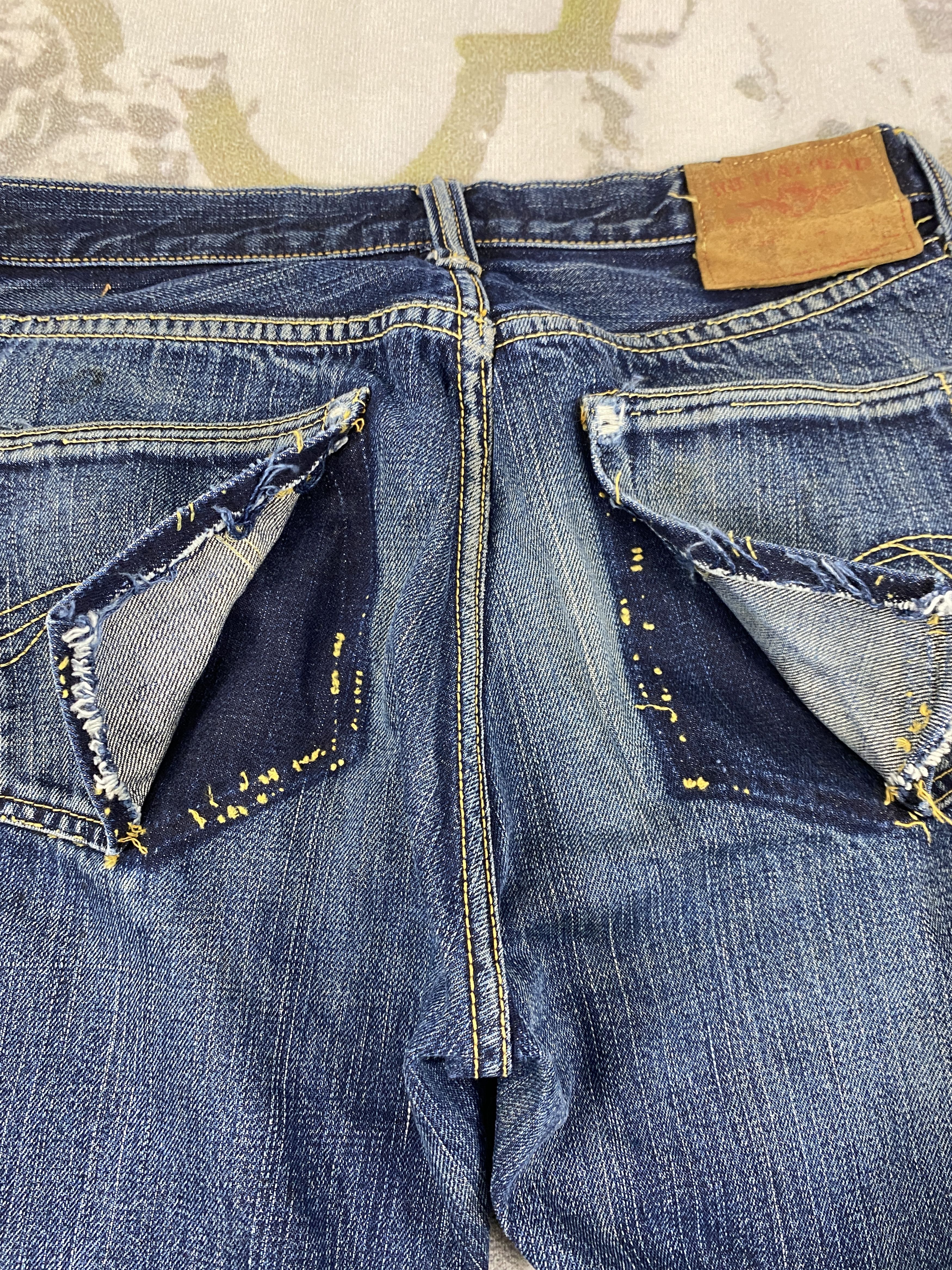 The Flat Head Redline The Flat Head Jeans 29x30 Denim - JN3775 Size US 29 - 5 Thumbnail