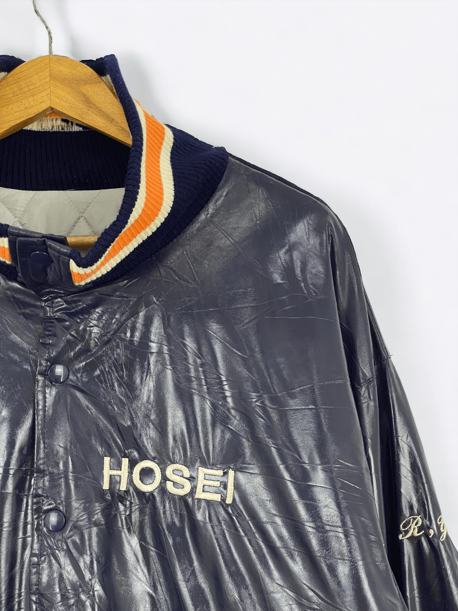 Japanese Brand Vintage Hosei Embroidered Logo Varsity Jacket VA0008 Size US XXL / EU 58 / 5 - 7 Thumbnail