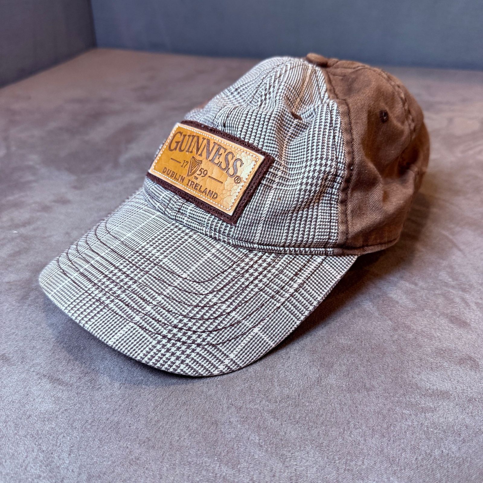 Other Guinness Baseball Cap Trucker Hat Tartan Plaid Patch Brown Size ONE SIZE - 3 Thumbnail