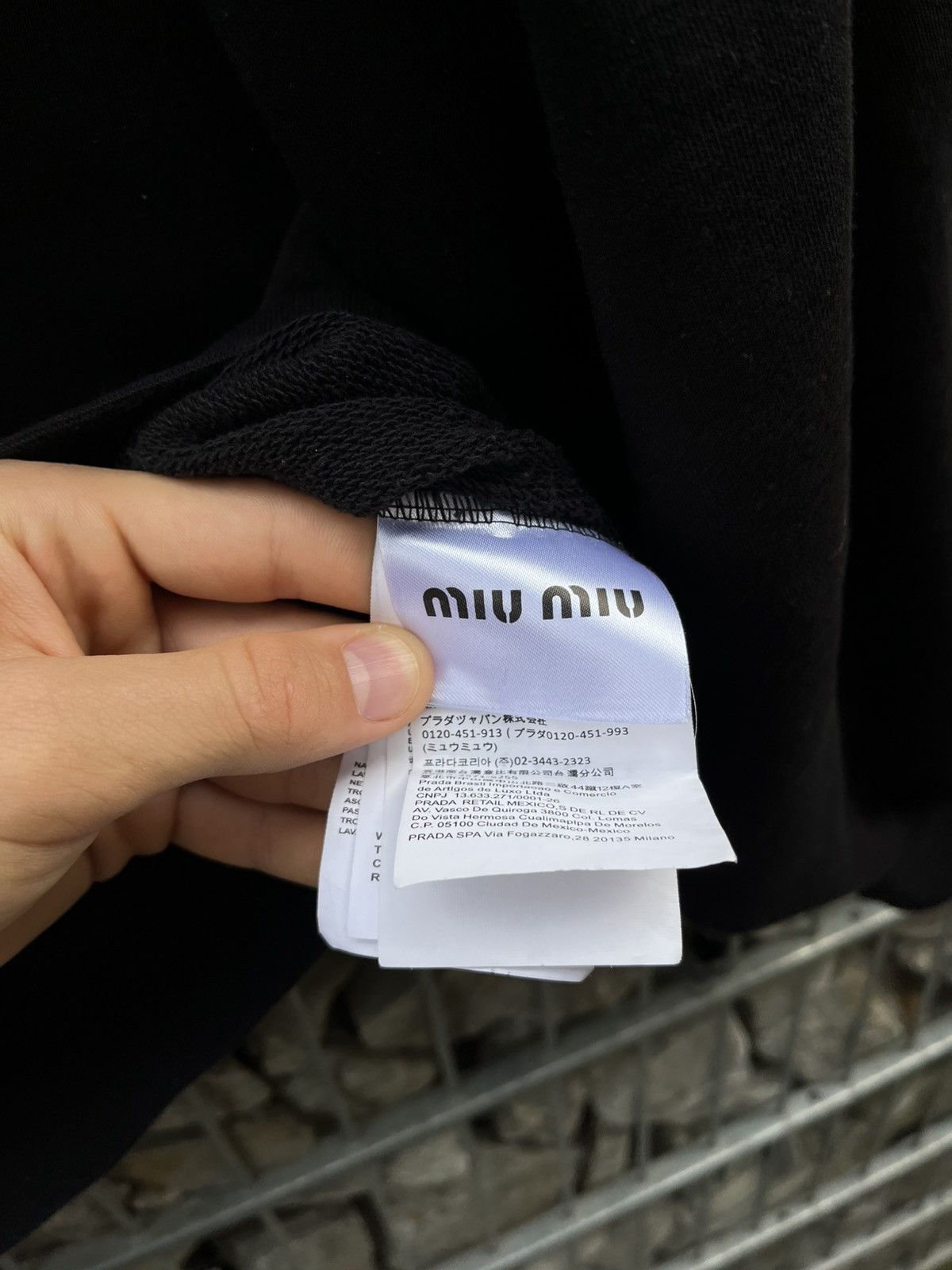 Miu Miu Miu Miu Big Logo Sweatshirt Y2K Luxury Rare Sweater Baggy Size US XL / EU 56 / 4 - 7 Thumbnail